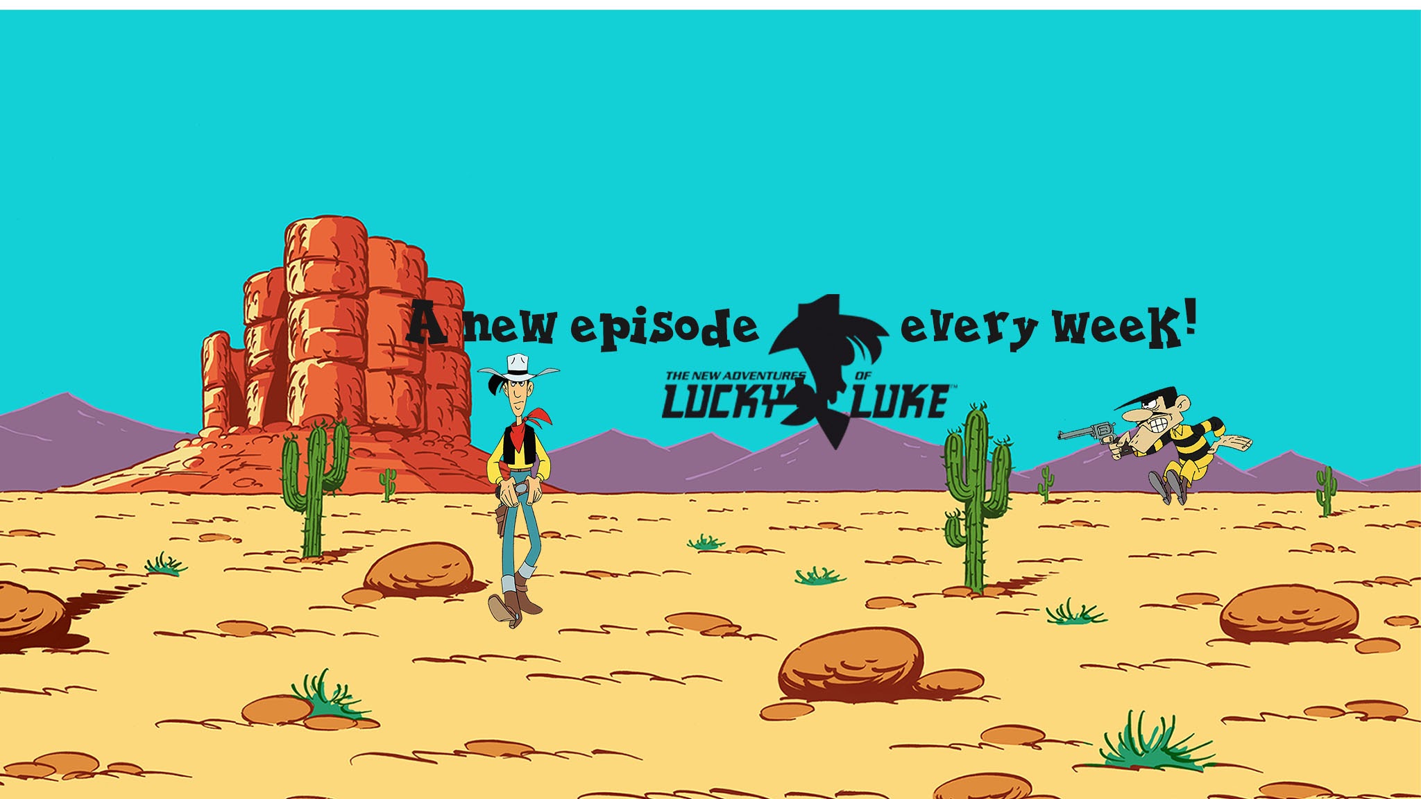 THE NEW ADVENTURES OF LUCKY LUKE OFFICIAL 🇺🇸 YouTube banner