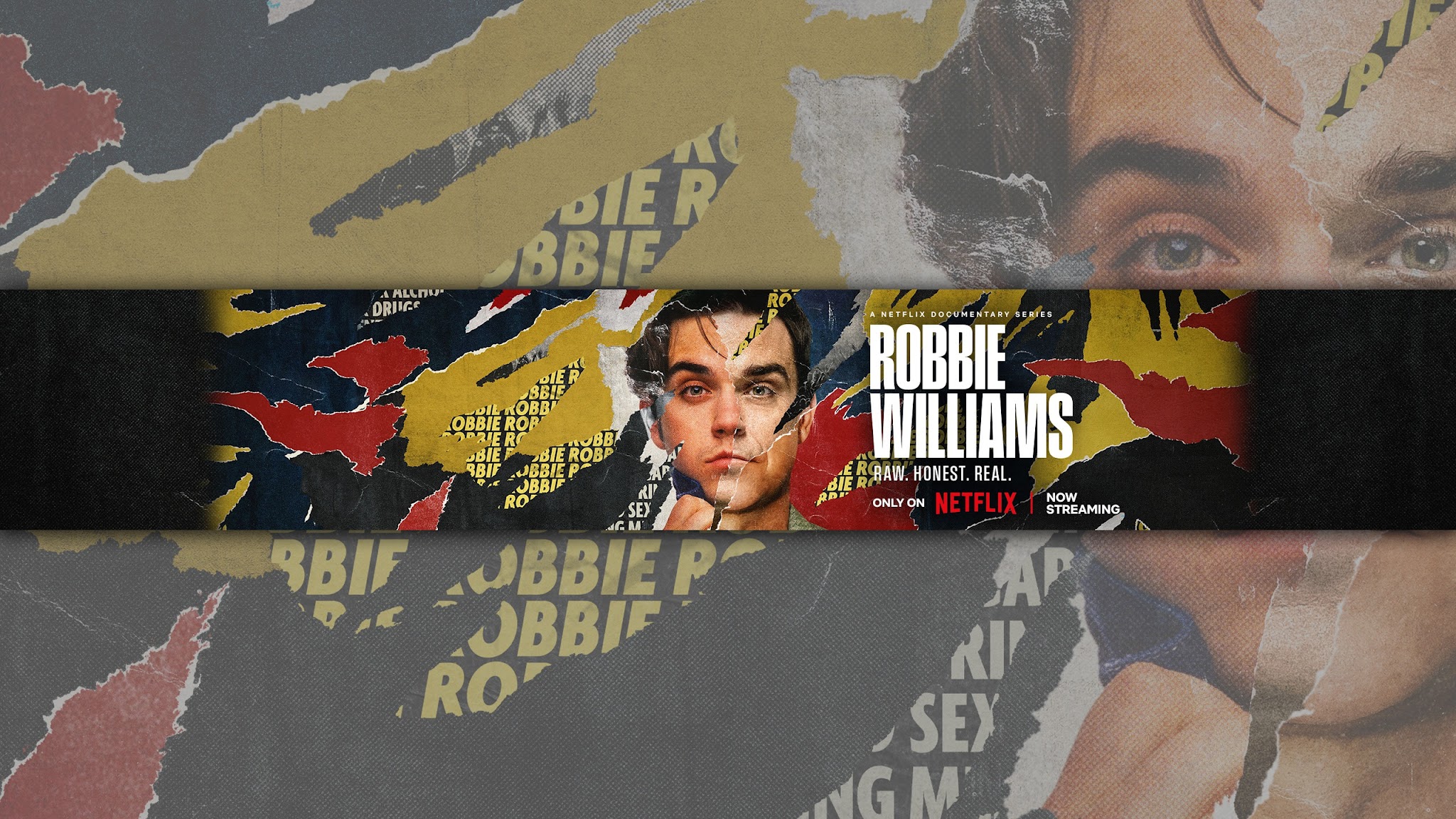 Robbie Williams YouTube banner