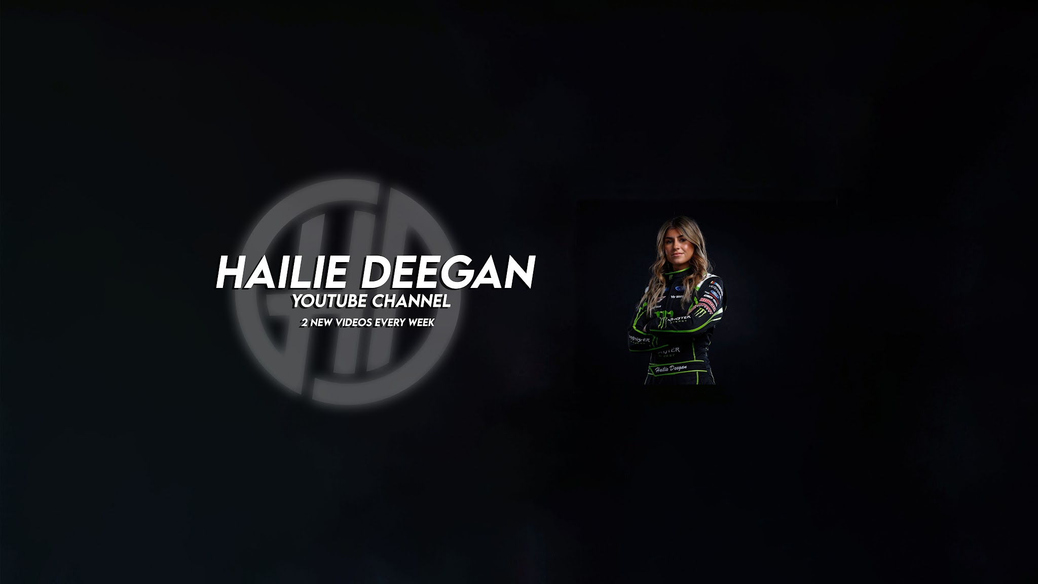 Hailie Deegan YouTube banner