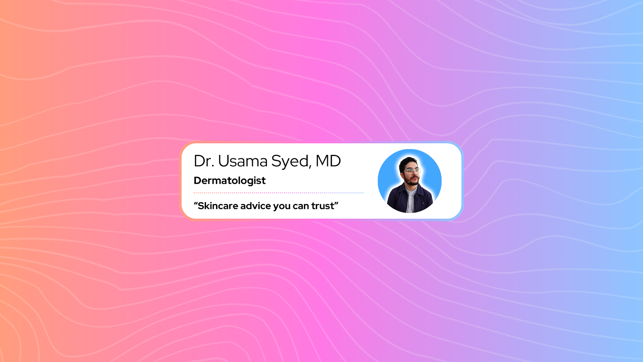 Dr. Usama Syed YouTube banner