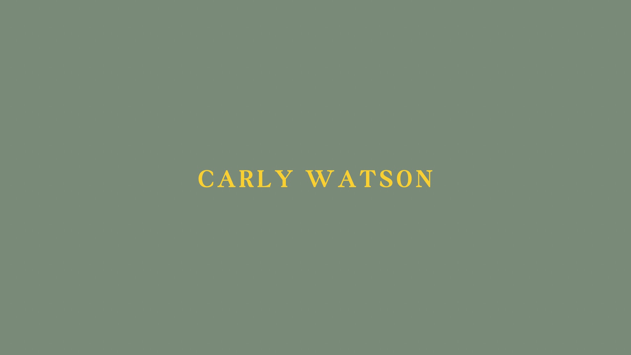 Carly Watson YouTube banner