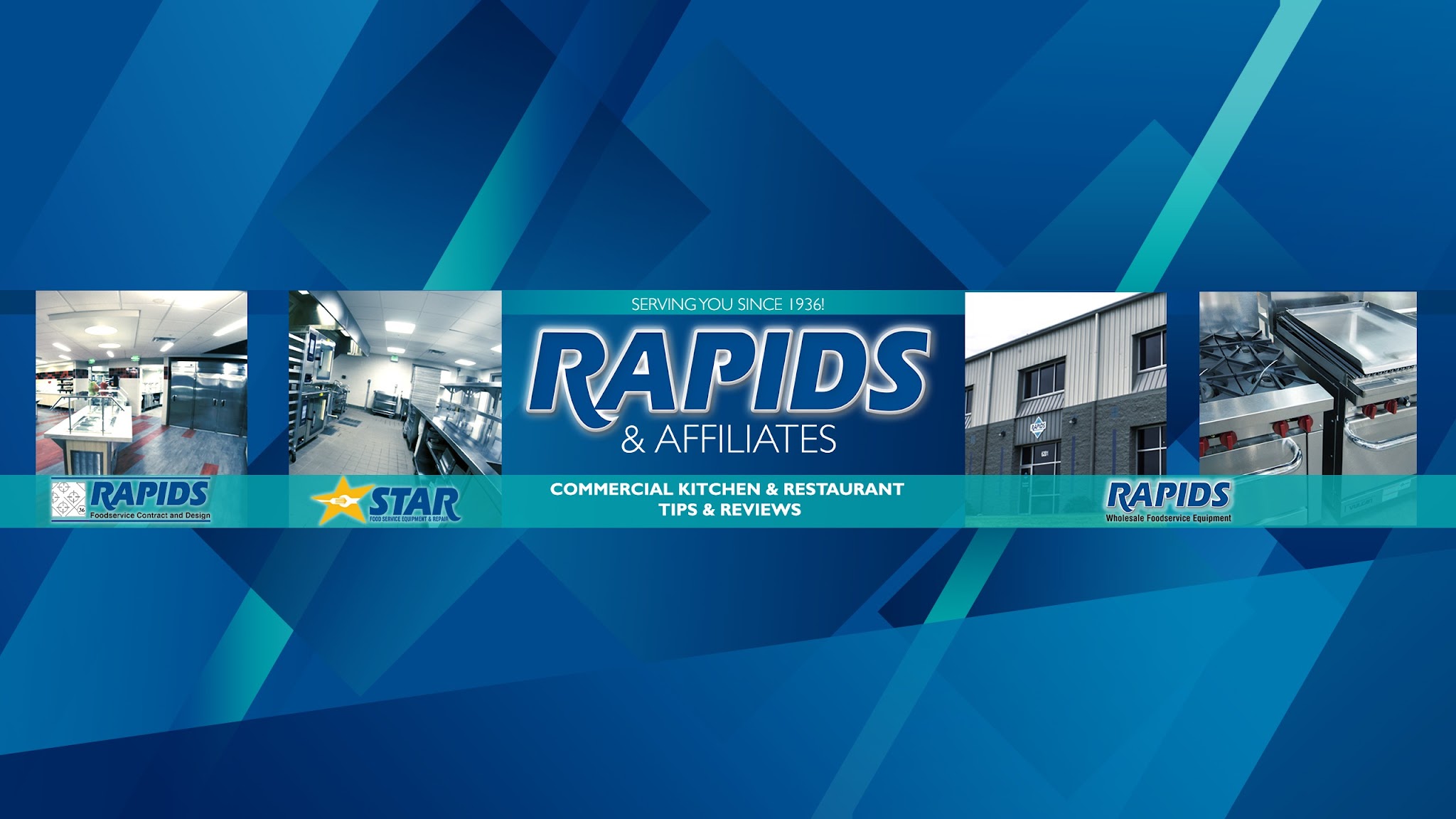 Rapids Wholesale Equipment YouTube banner