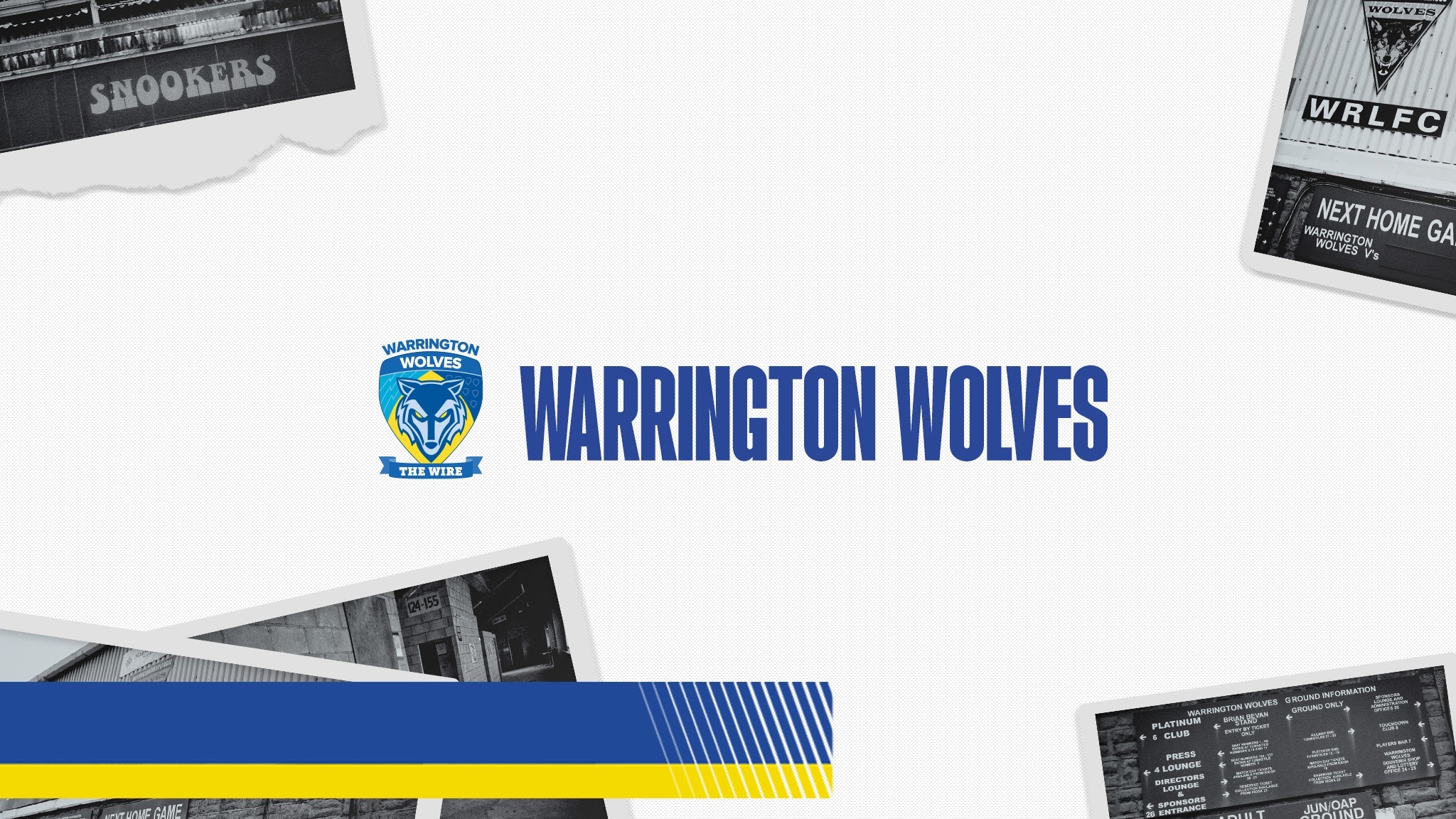 Warrington Wolves Official YouTube banner