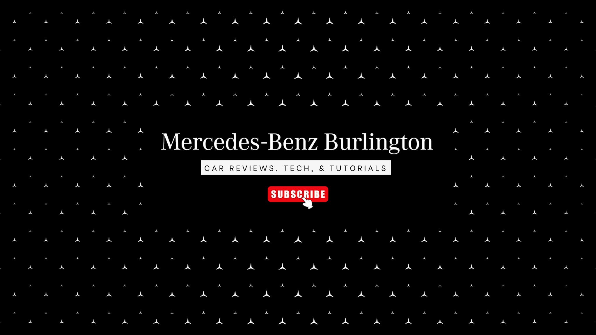 Mercedes-Benz Burlington YouTube banner