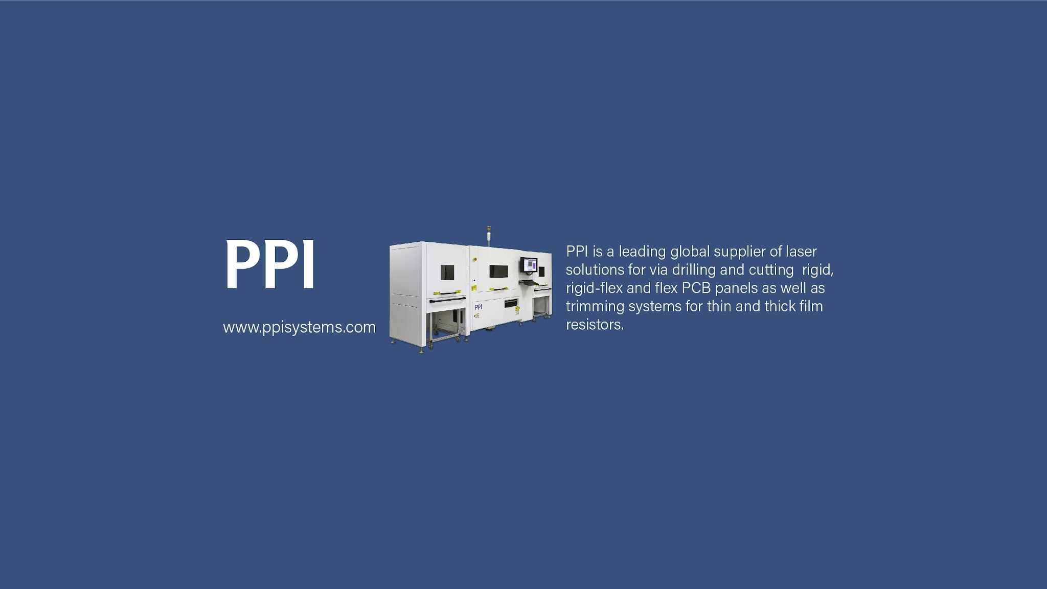 PPI Systems Inc YouTube banner