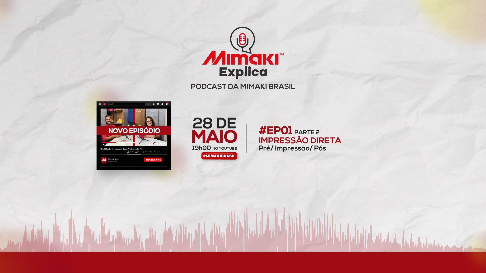 MimakiBrasil YouTube banner