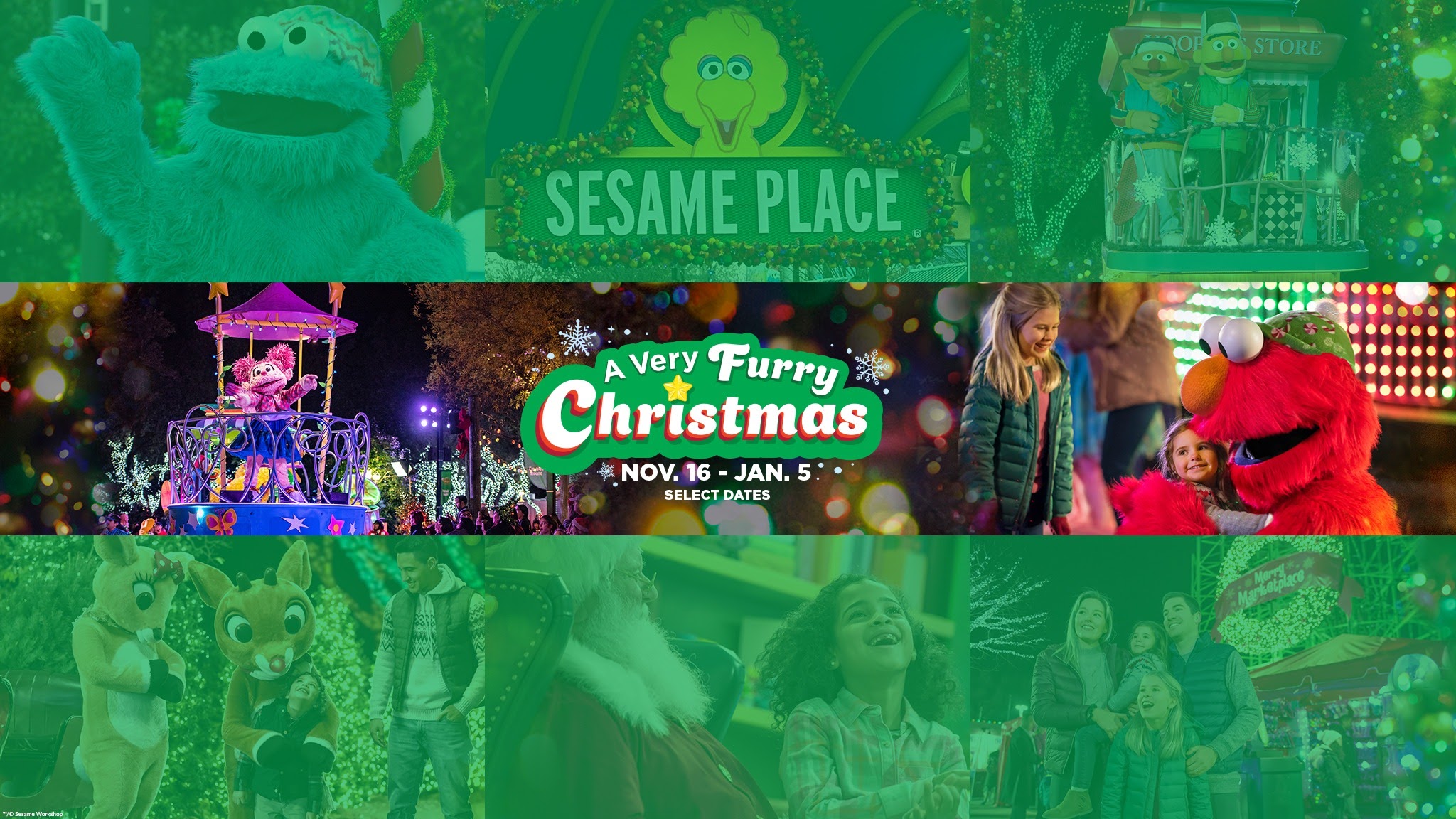 Sesame Place Philadelphia YouTube banner