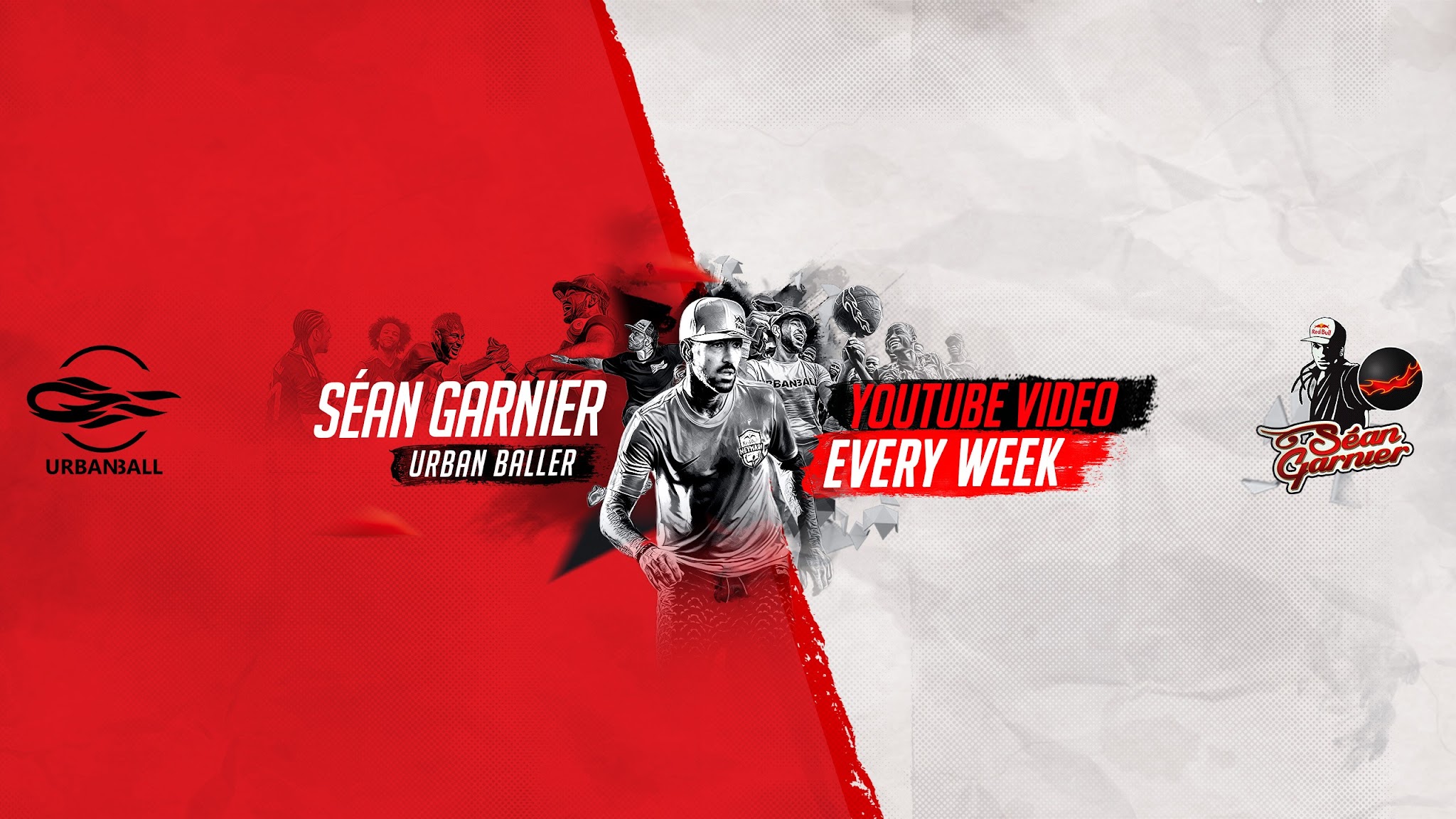 Séan Garnier World freestyle football champion YouTube banner