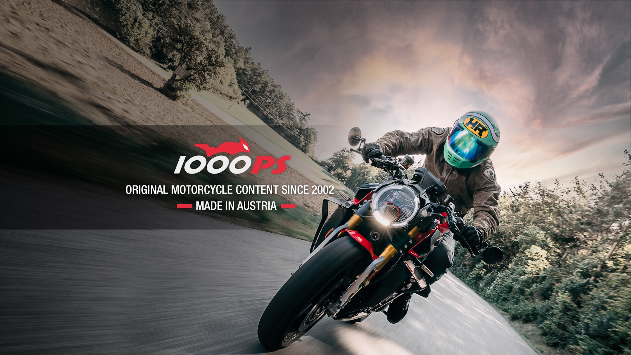 1000PS Motorcycle Channel YouTube banner