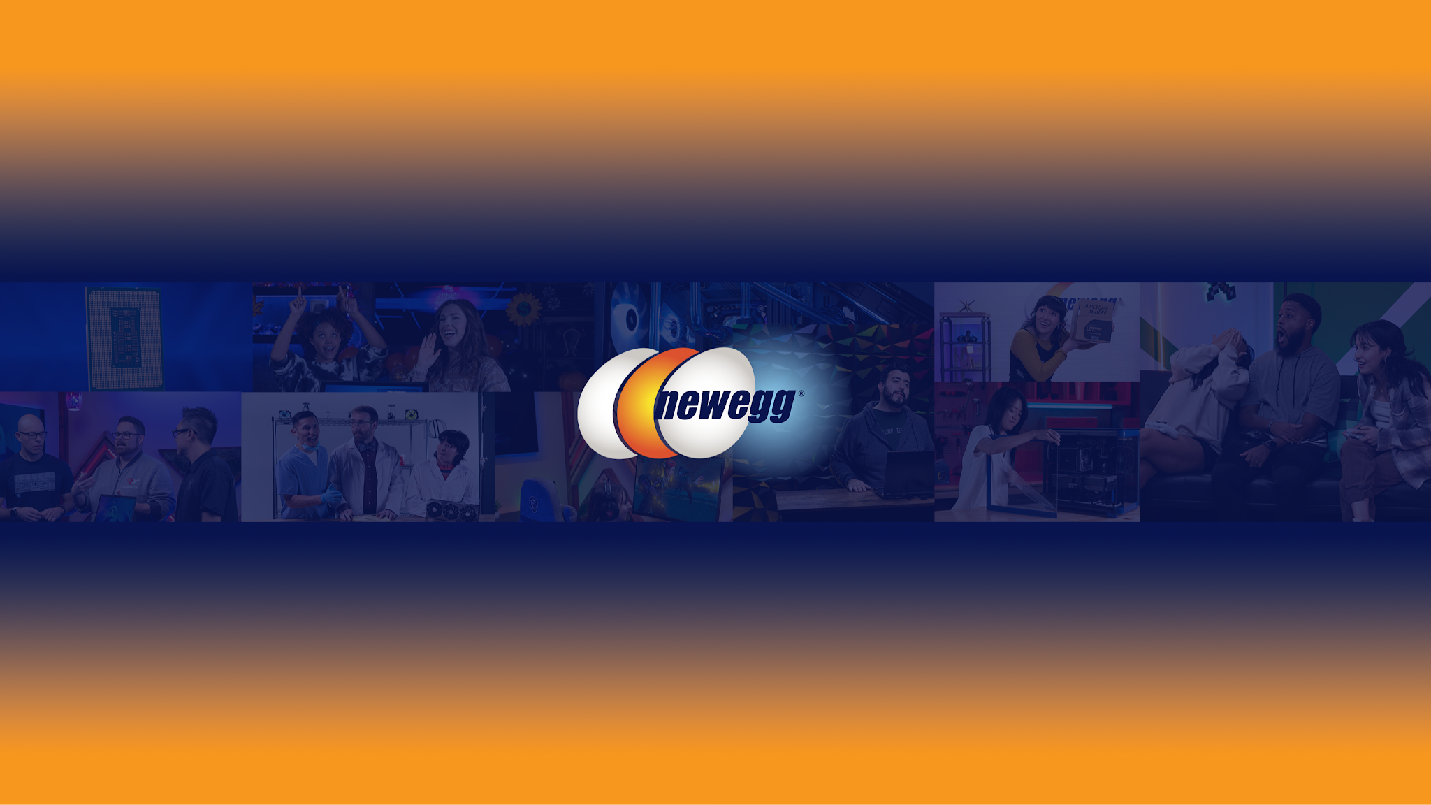 Newegg Studios YouTube banner