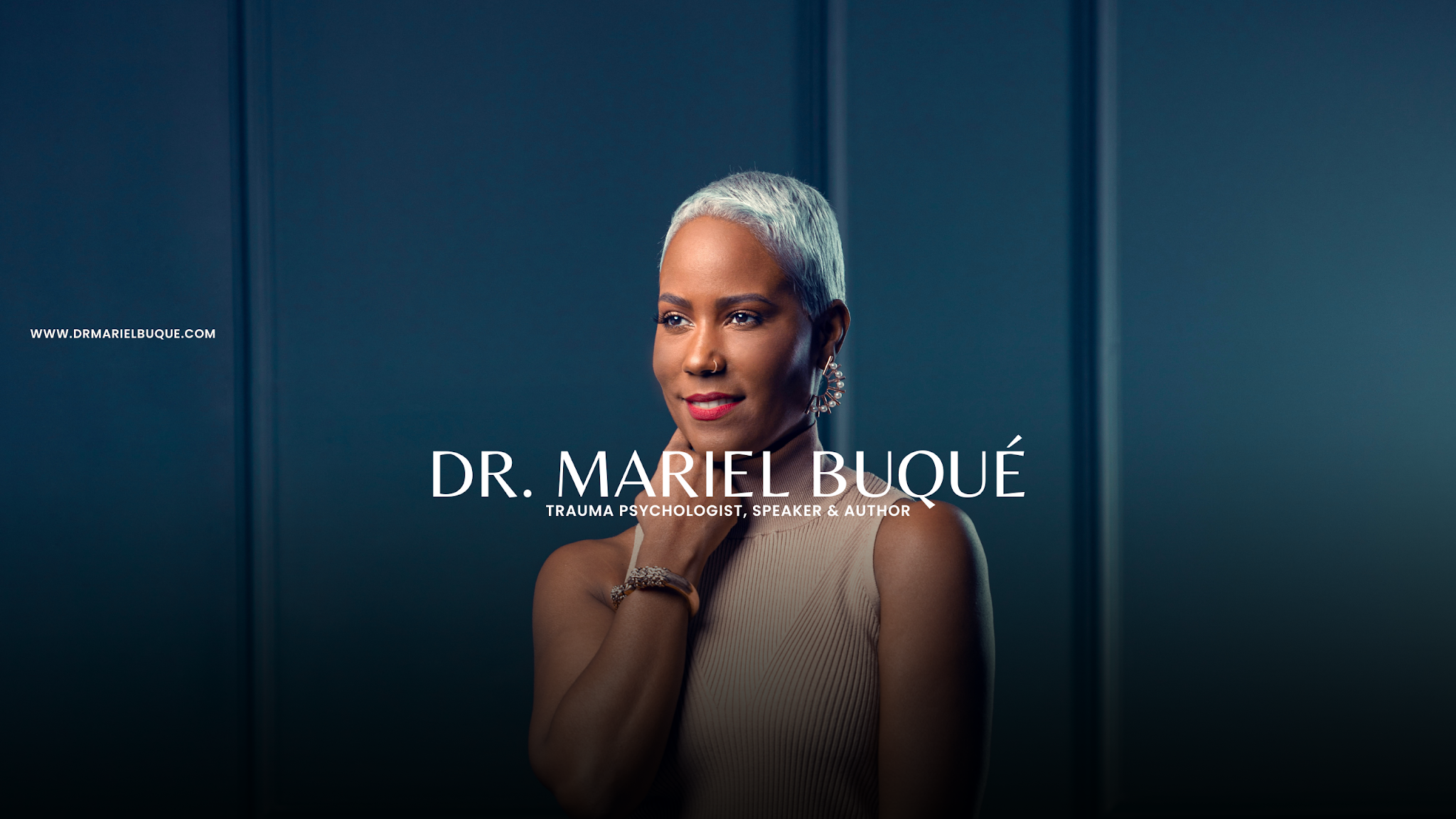 Dr. Mariel Buqué YouTube banner