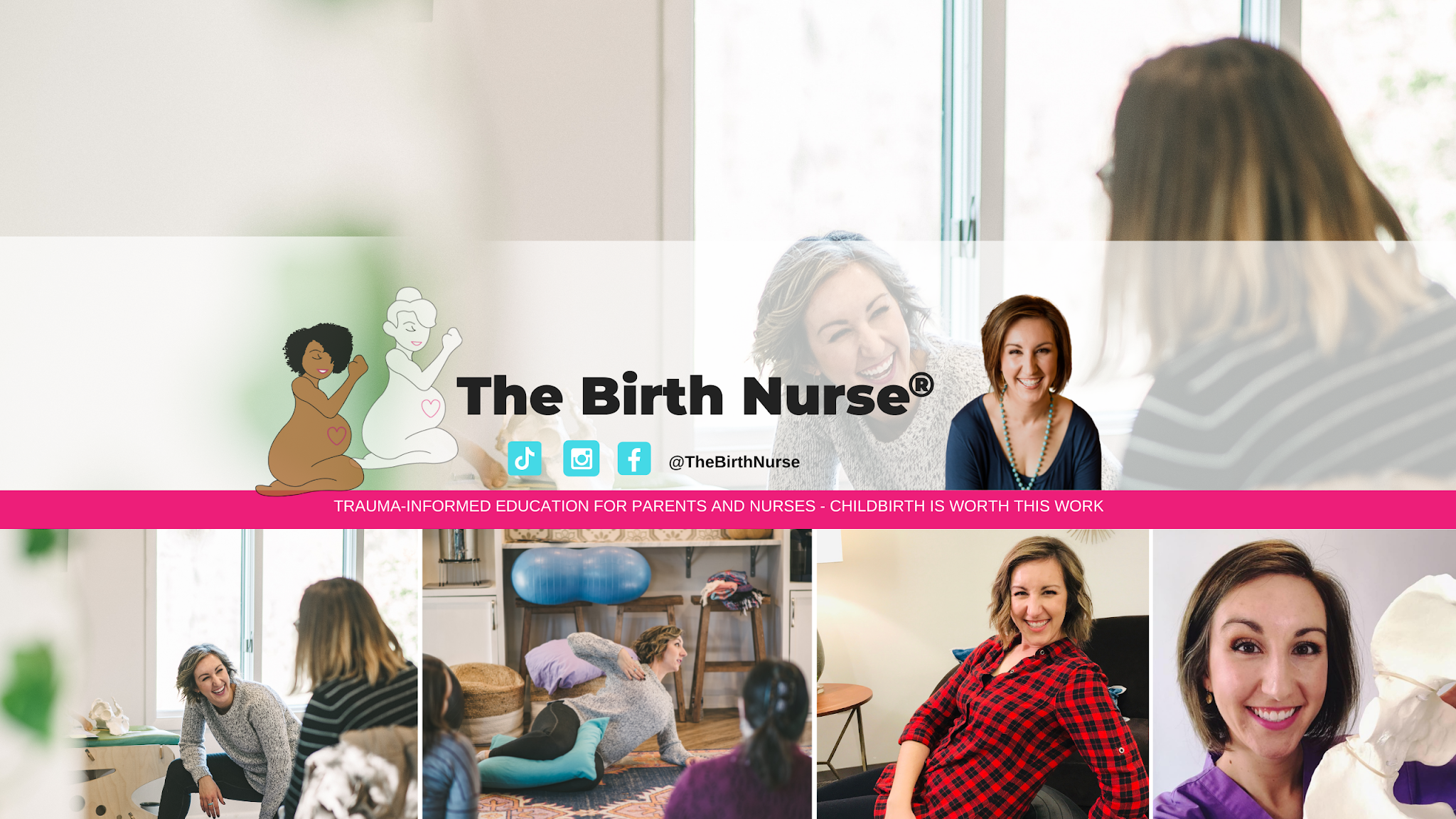 Mandy Irby - The Birth Nurse YouTube banner