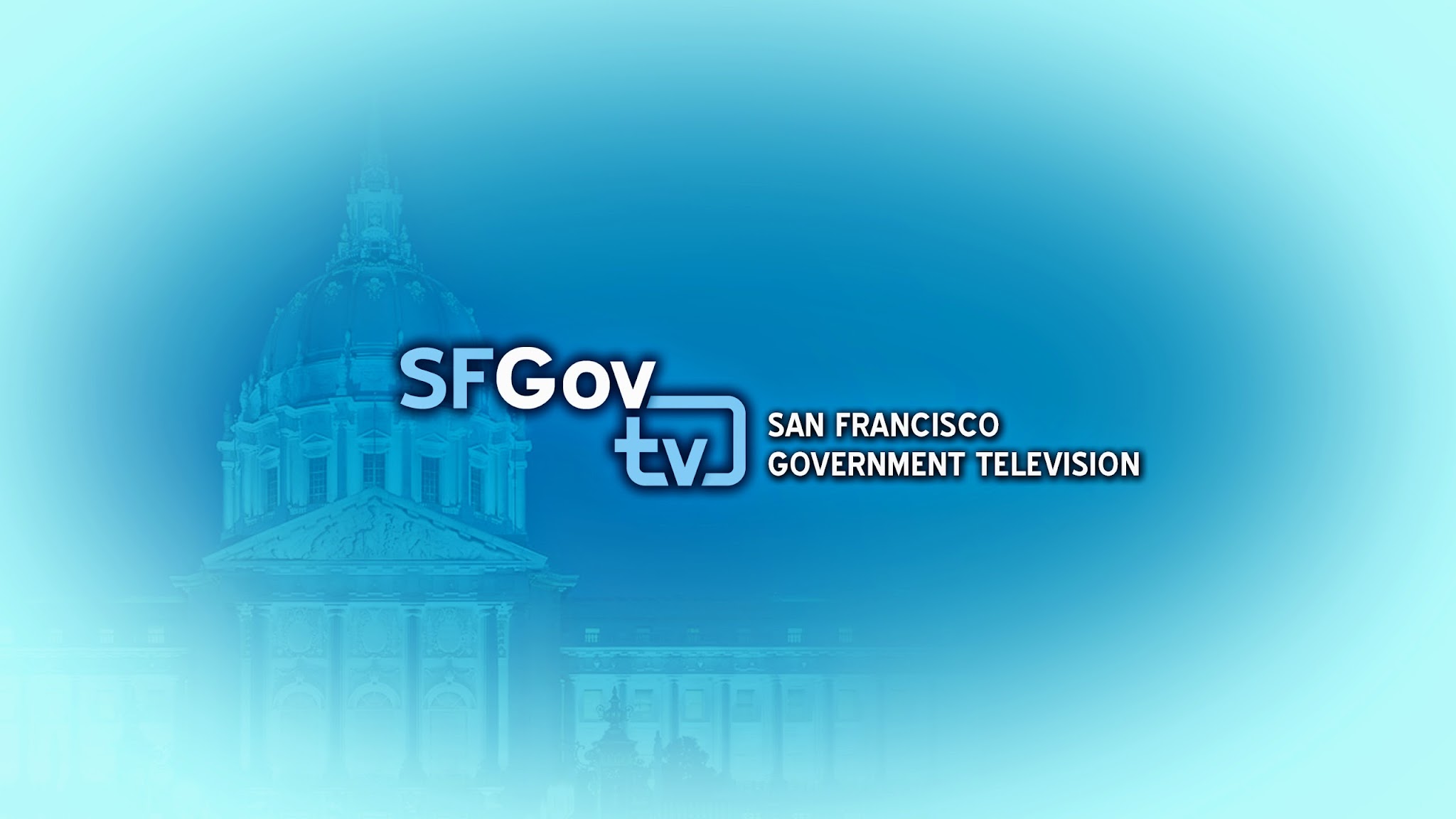 SFGovTV YouTube banner