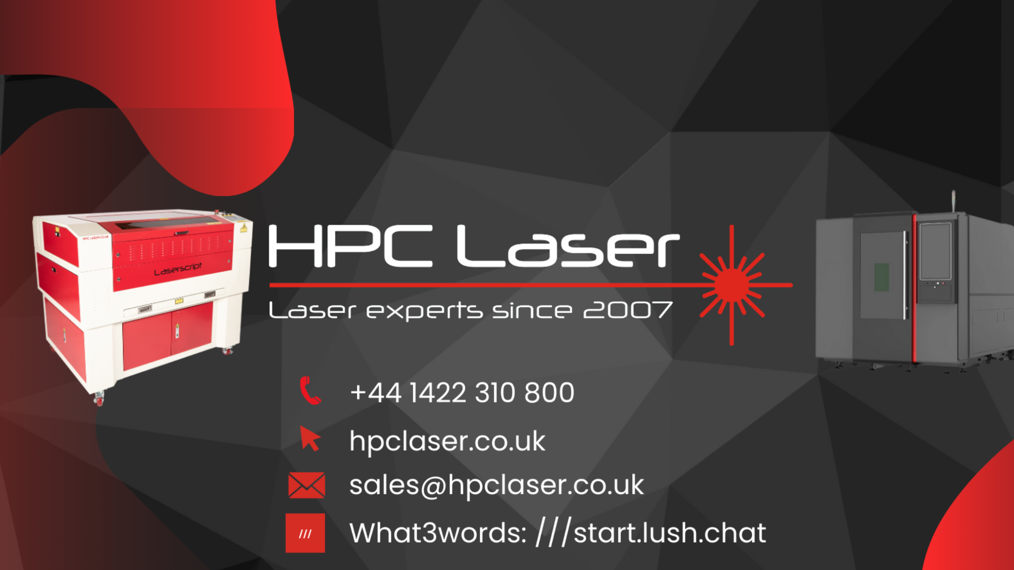 HPC LASER YouTube banner