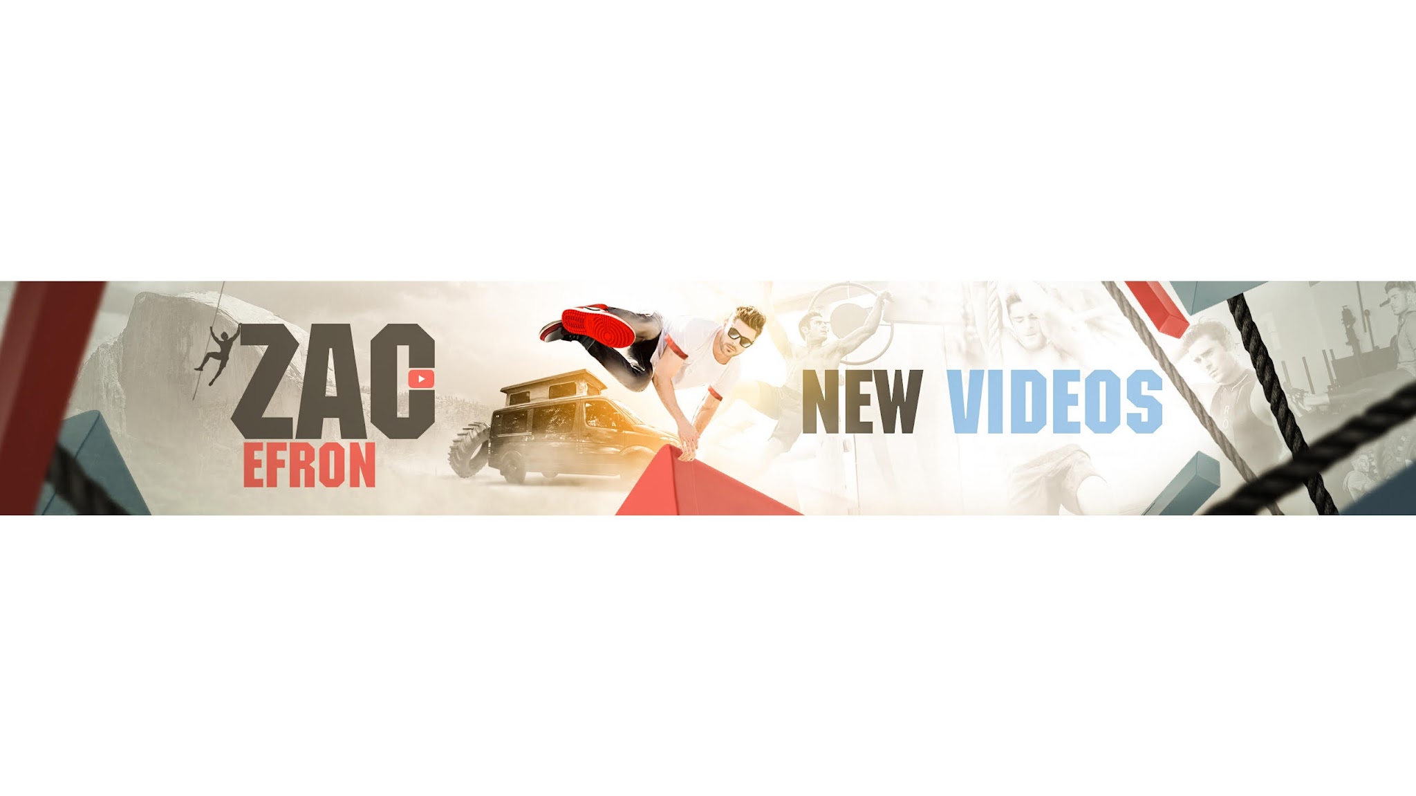 Zac Efron YouTube banner