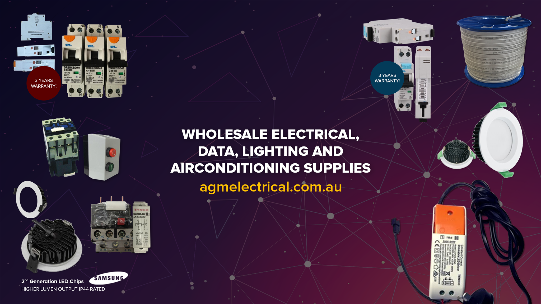 AGM Electrical Supplies YouTube banner