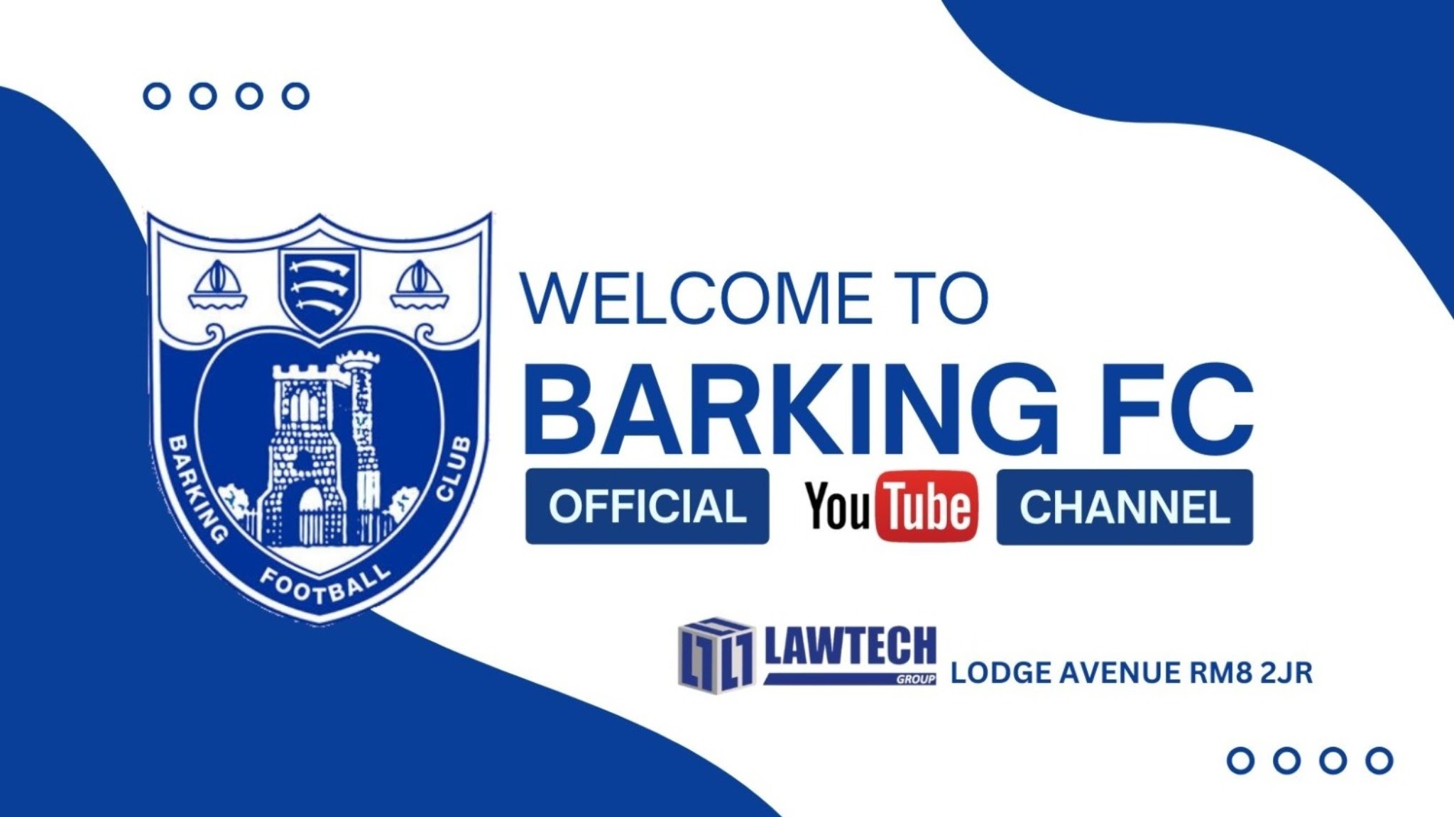 BARKING FC TV YouTube banner