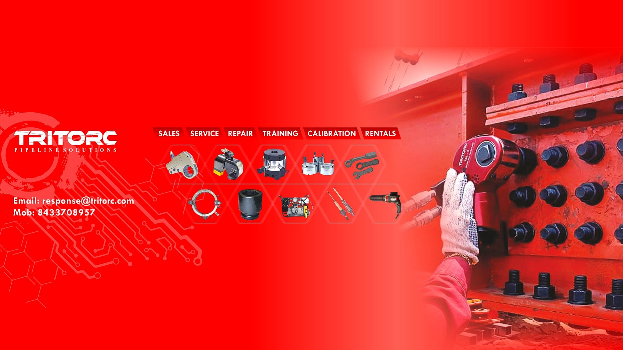 Tritorc Equipments YouTube banner