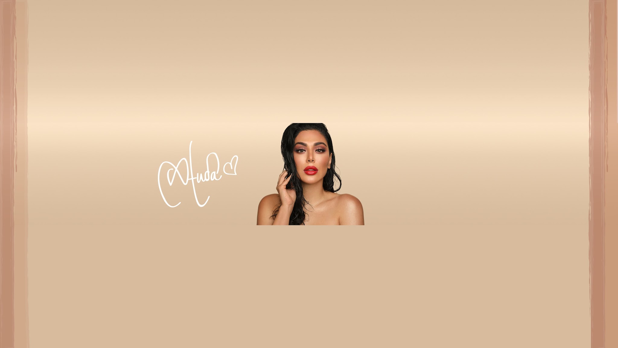 Huda Beauty YouTube banner