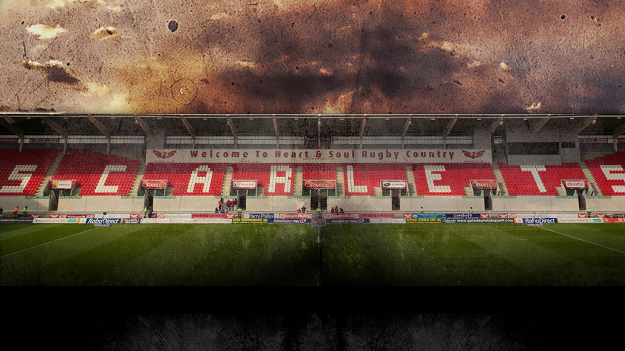 Scarlets Rugby YouTube banner