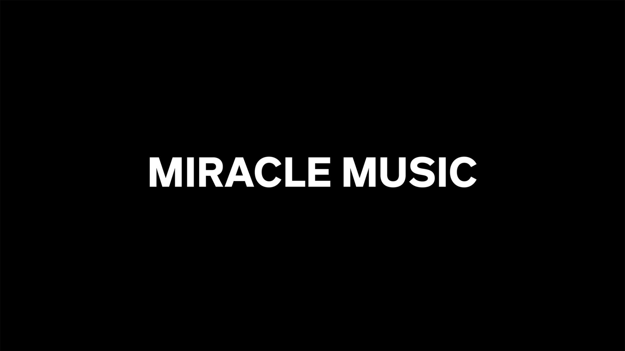 Miracle Music YouTube banner