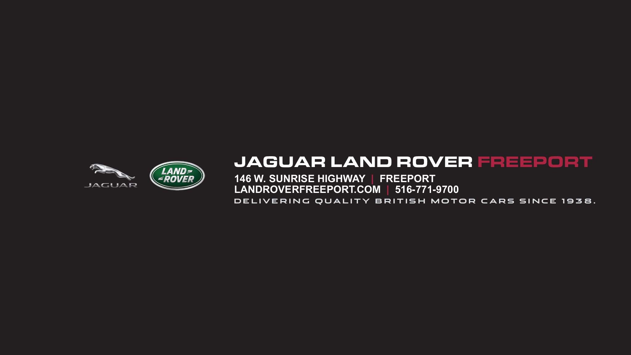 Jaguar Land Rover Freeport YouTube banner