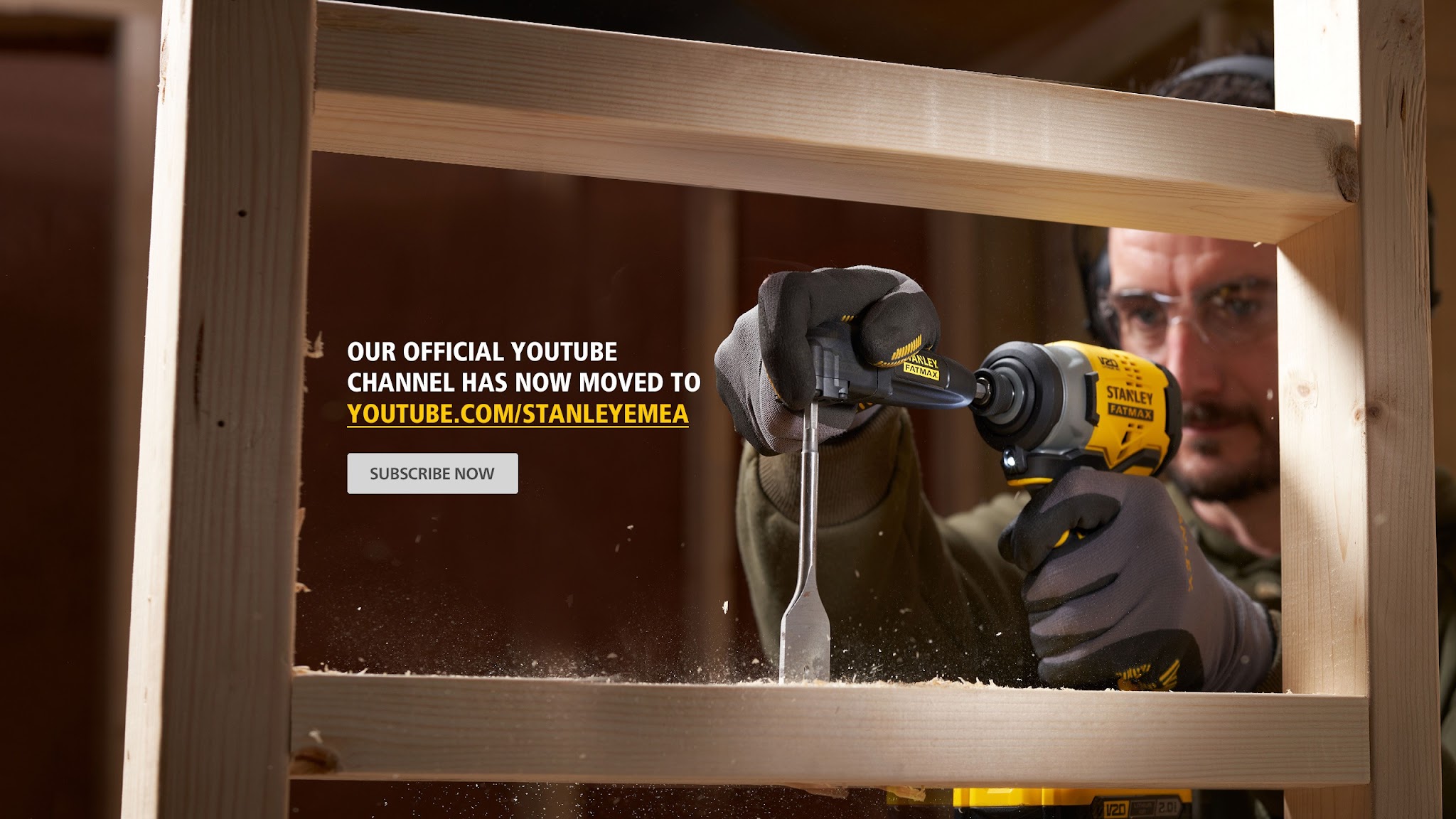 Stanley Tools UK YouTube banner