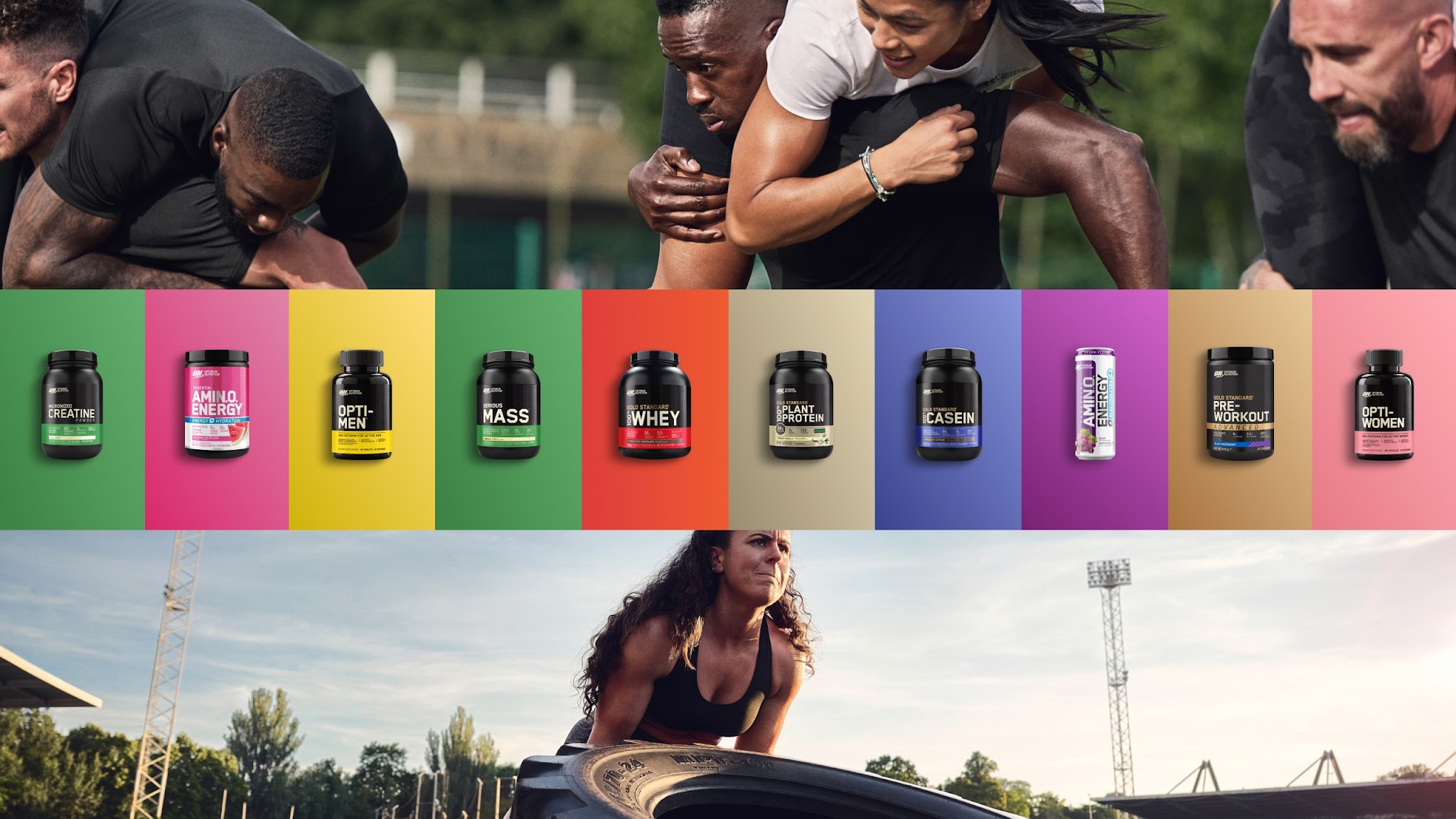 Optimum Nutrition YouTube banner