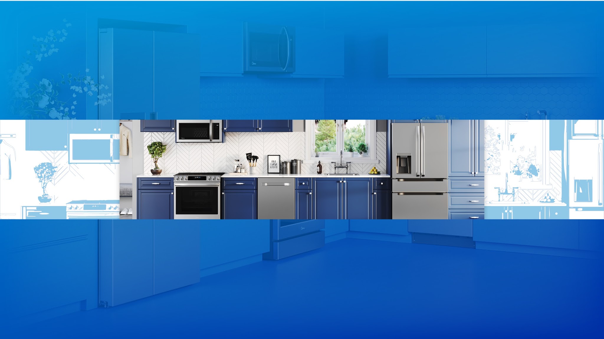 Midea America YouTube banner