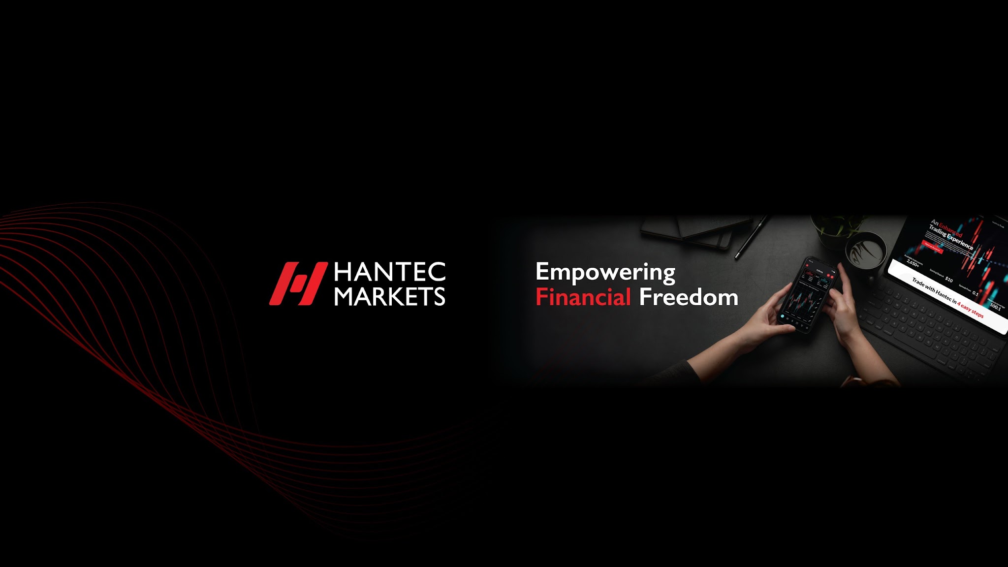 Hantec Markets YouTube banner