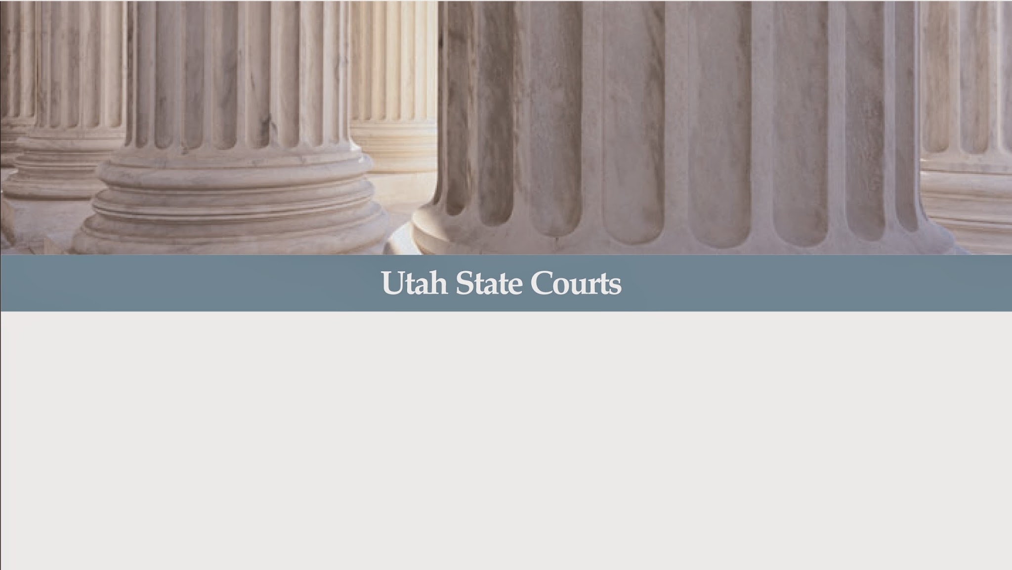 UtahStateCourts YouTube banner