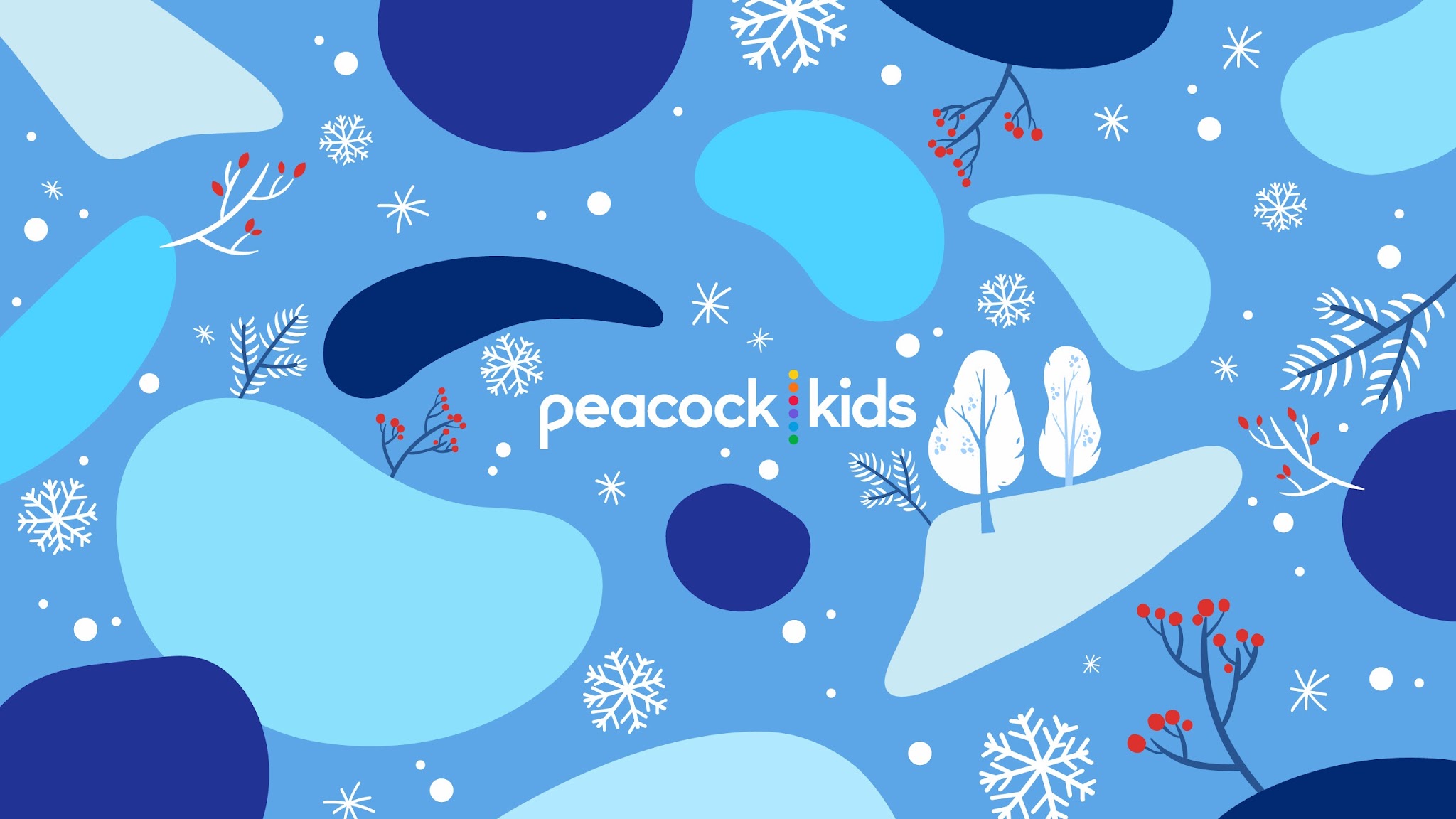 Peacock Kids YouTube banner