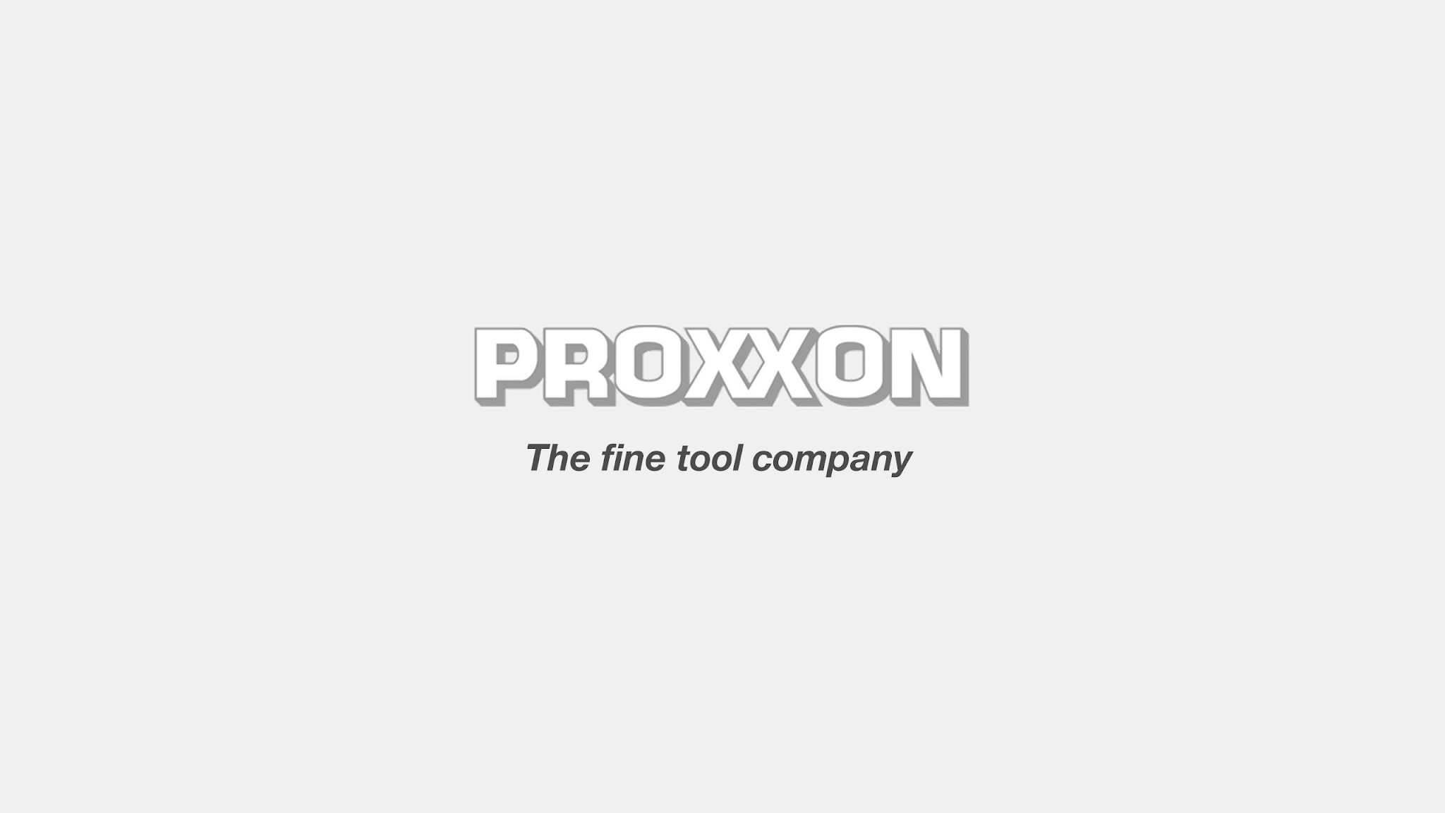 PROXXON USA YouTube banner