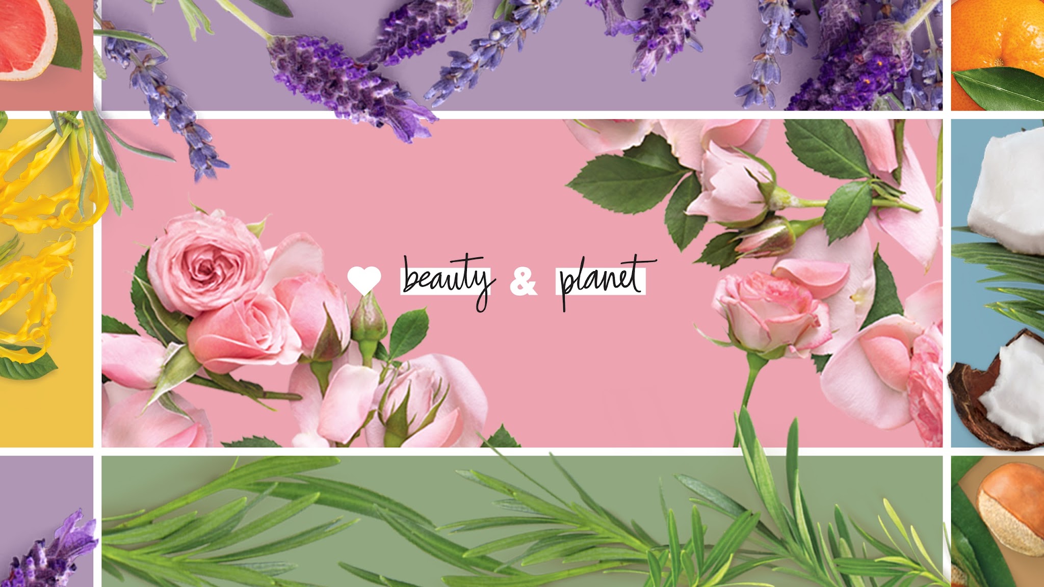 Love Beauty and Planet YouTube banner