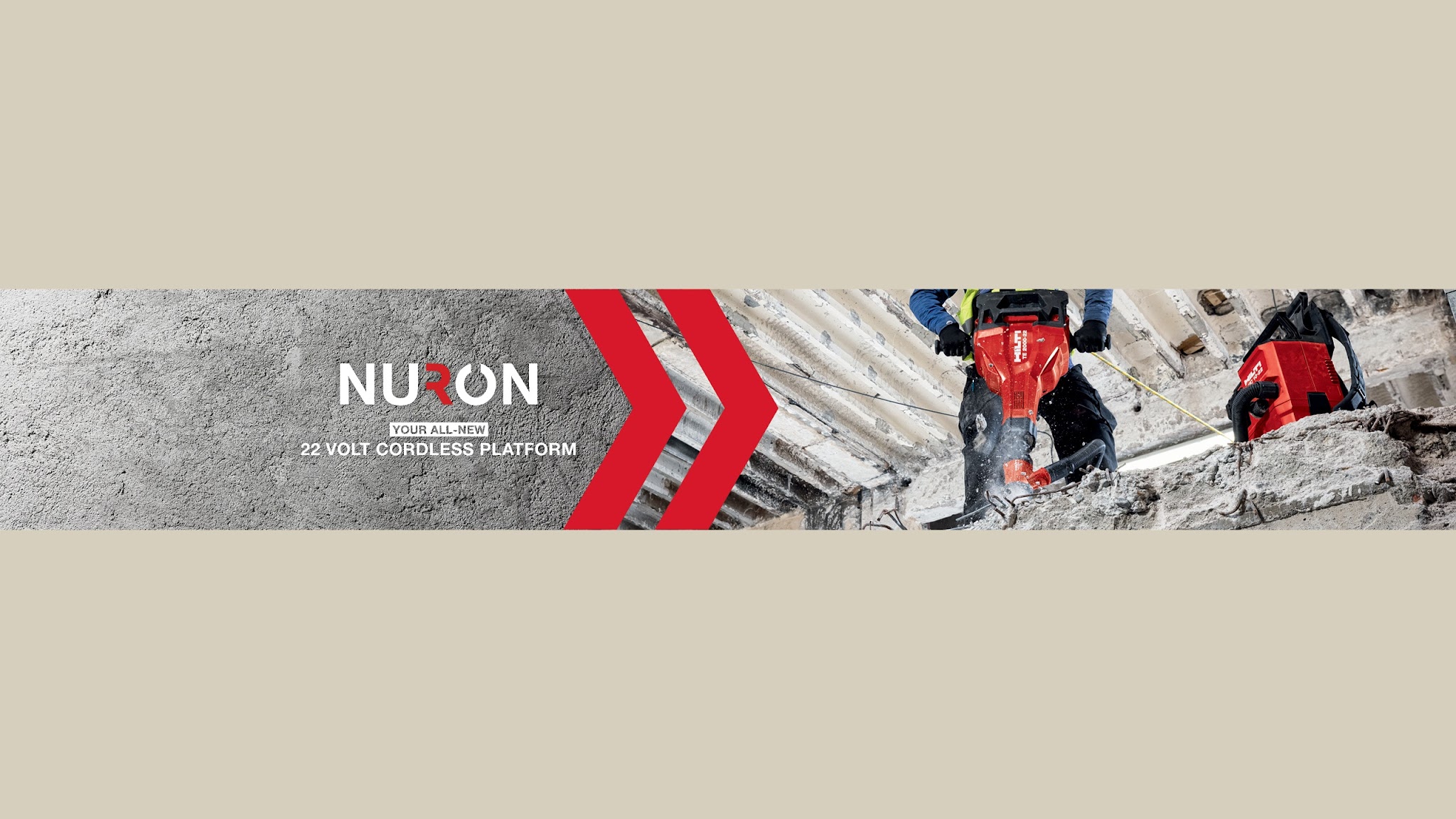 Hilti North America YouTube banner