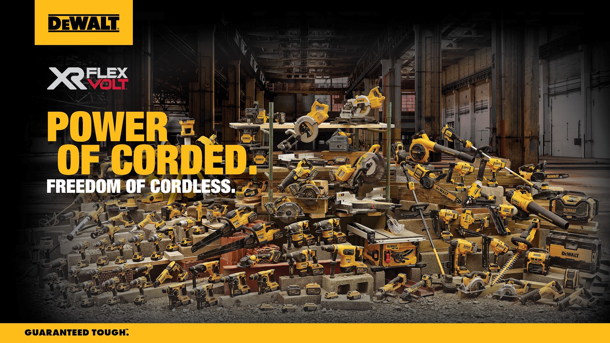 DEWALT TV Australia YouTube banner