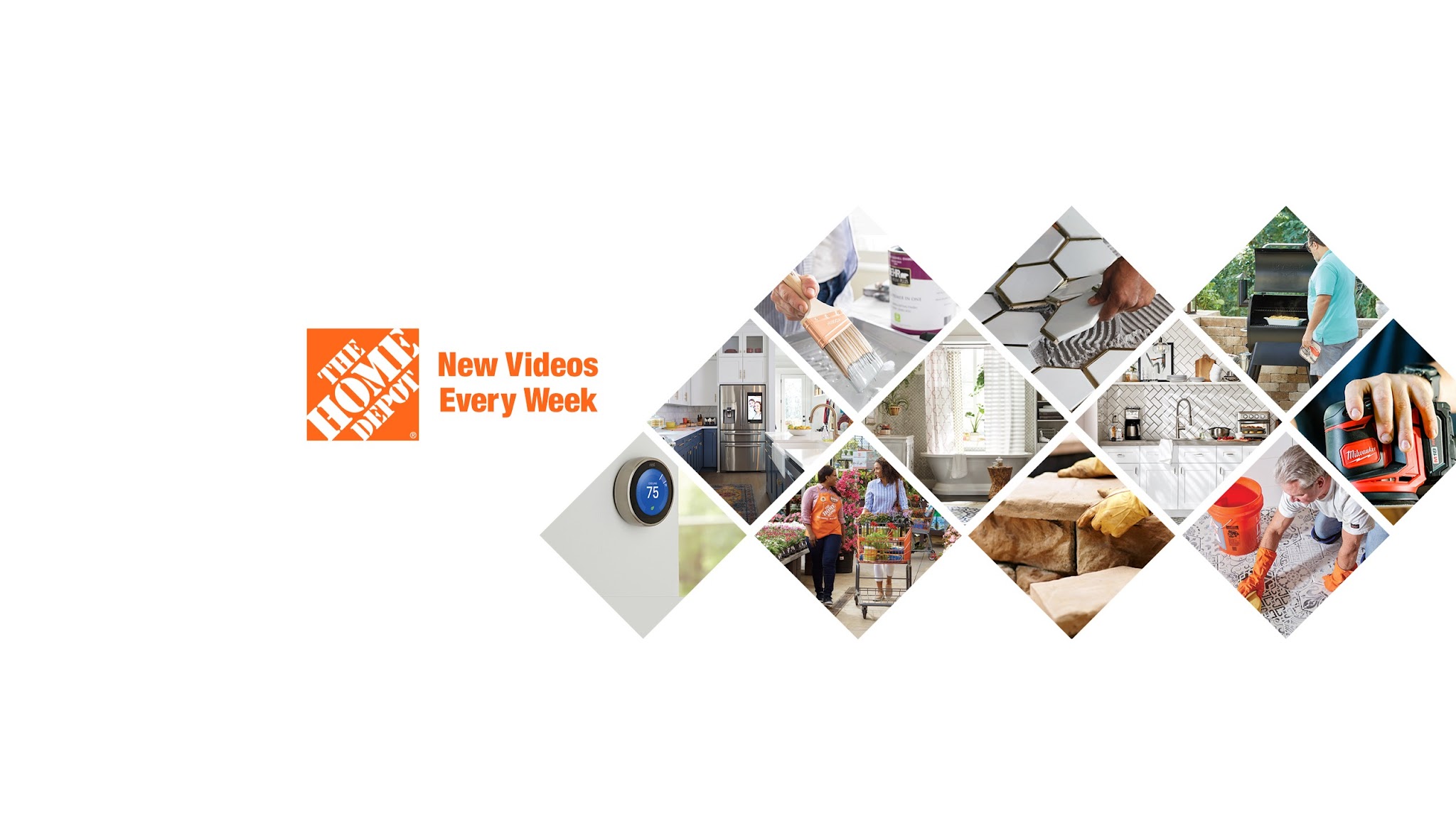 The Home Depot YouTube banner