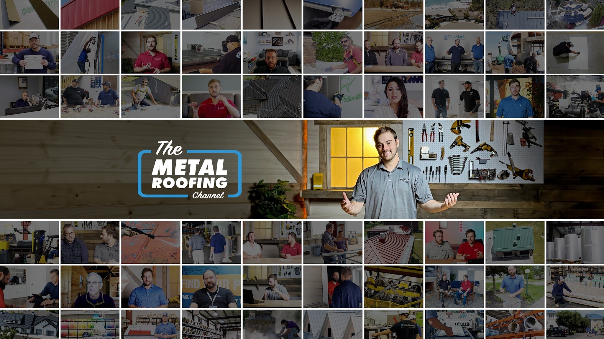 The Metal Roofing Channel YouTube banner