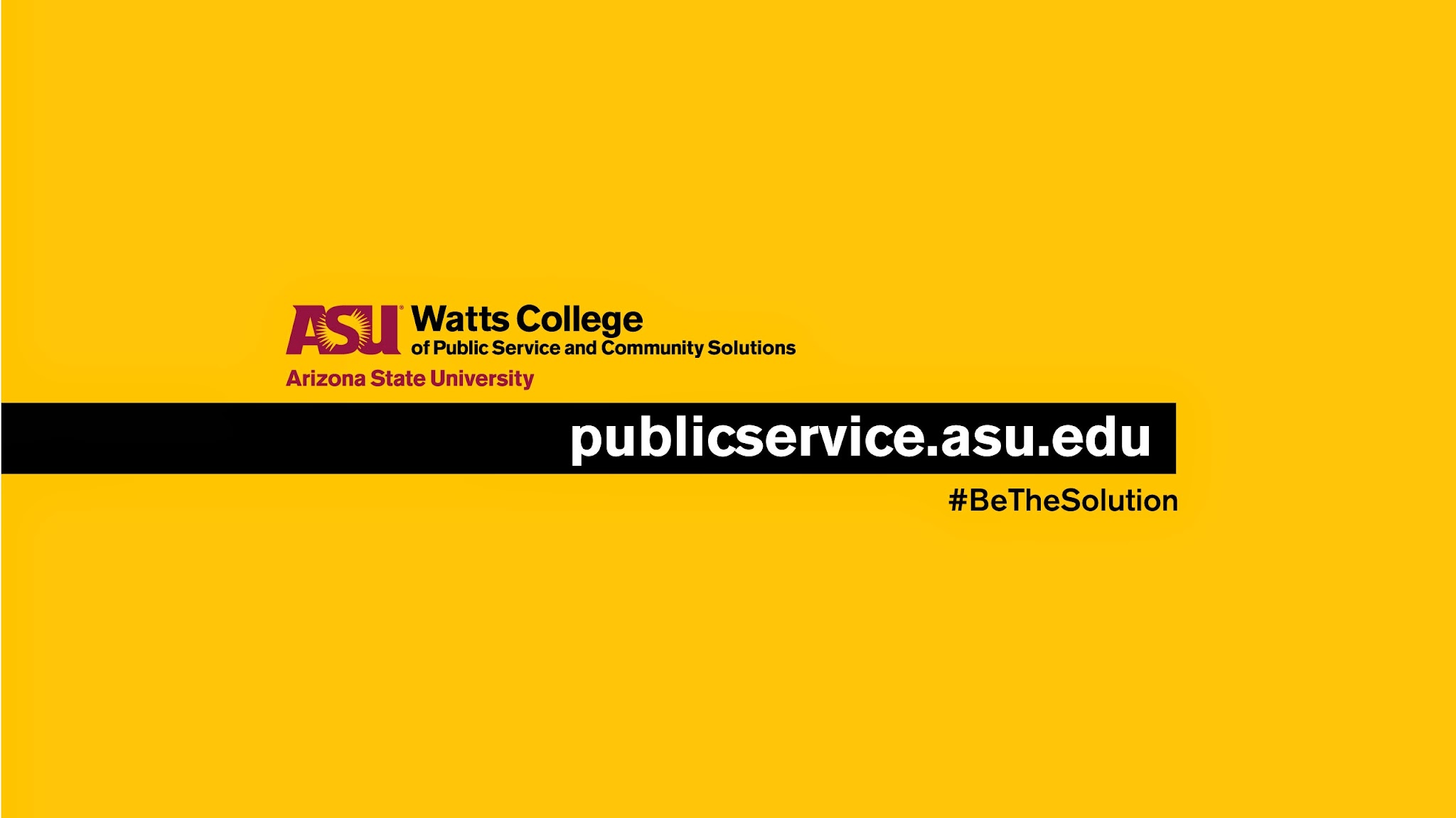 ASU Watts College YouTube banner