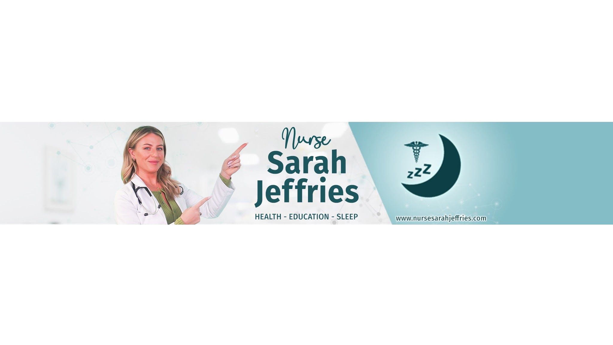 Nurse Sarah Jeffries YouTube banner