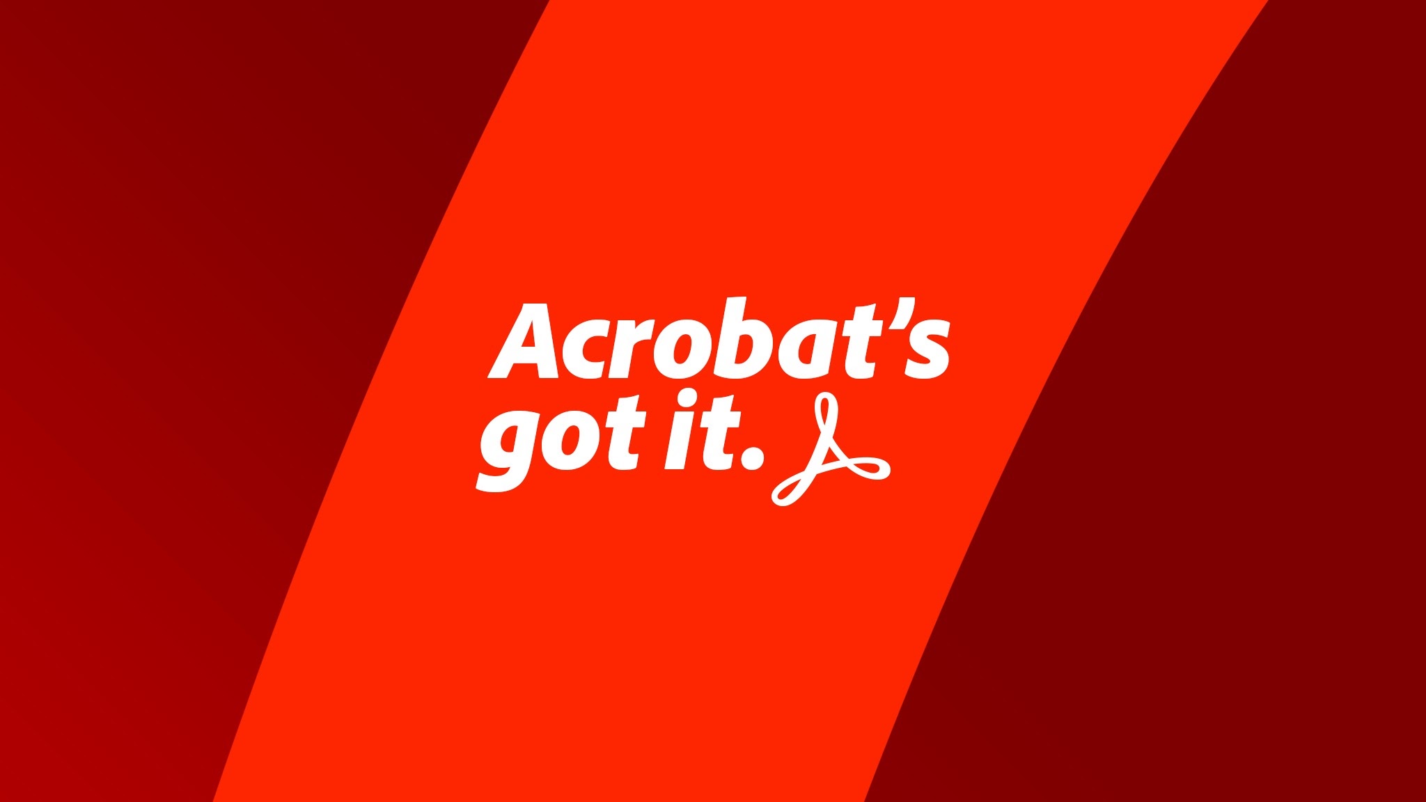 Adobe Acrobat YouTube banner