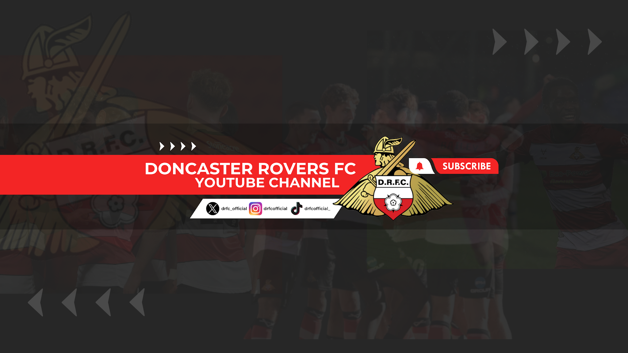 Doncaster Rovers YouTube banner