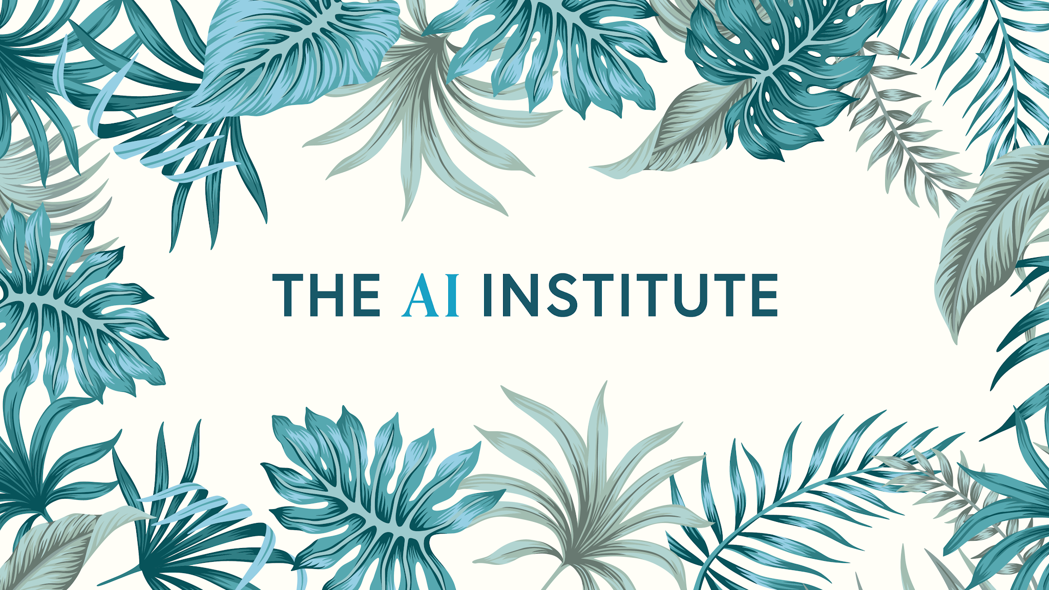 The AI Institute YouTube banner