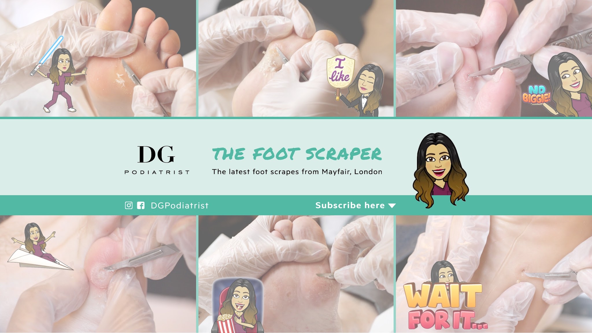 The Foot Scraper: DG Podiatrist YouTube banner