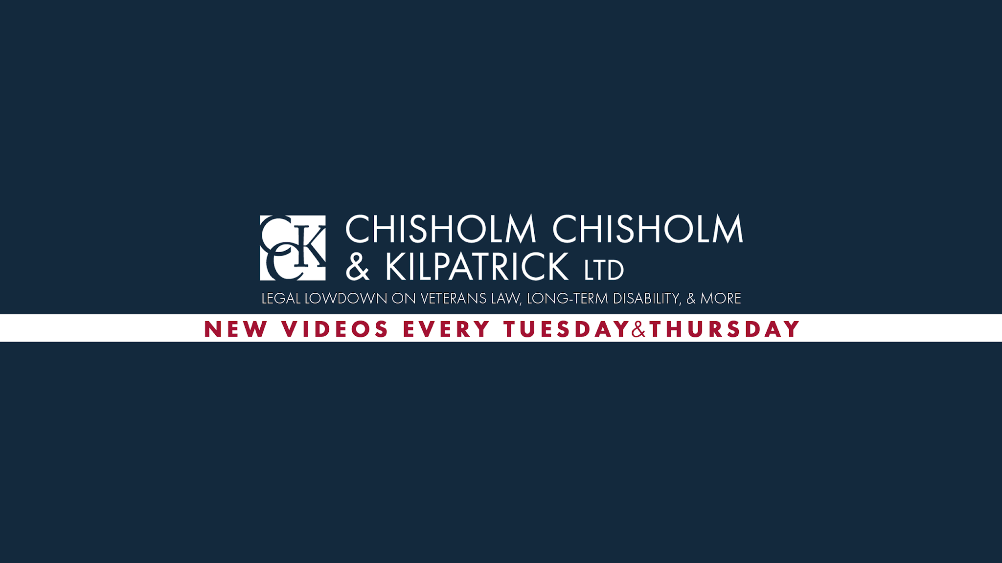 Chisholm Chisholm & Kilpatrick LTD YouTube banner