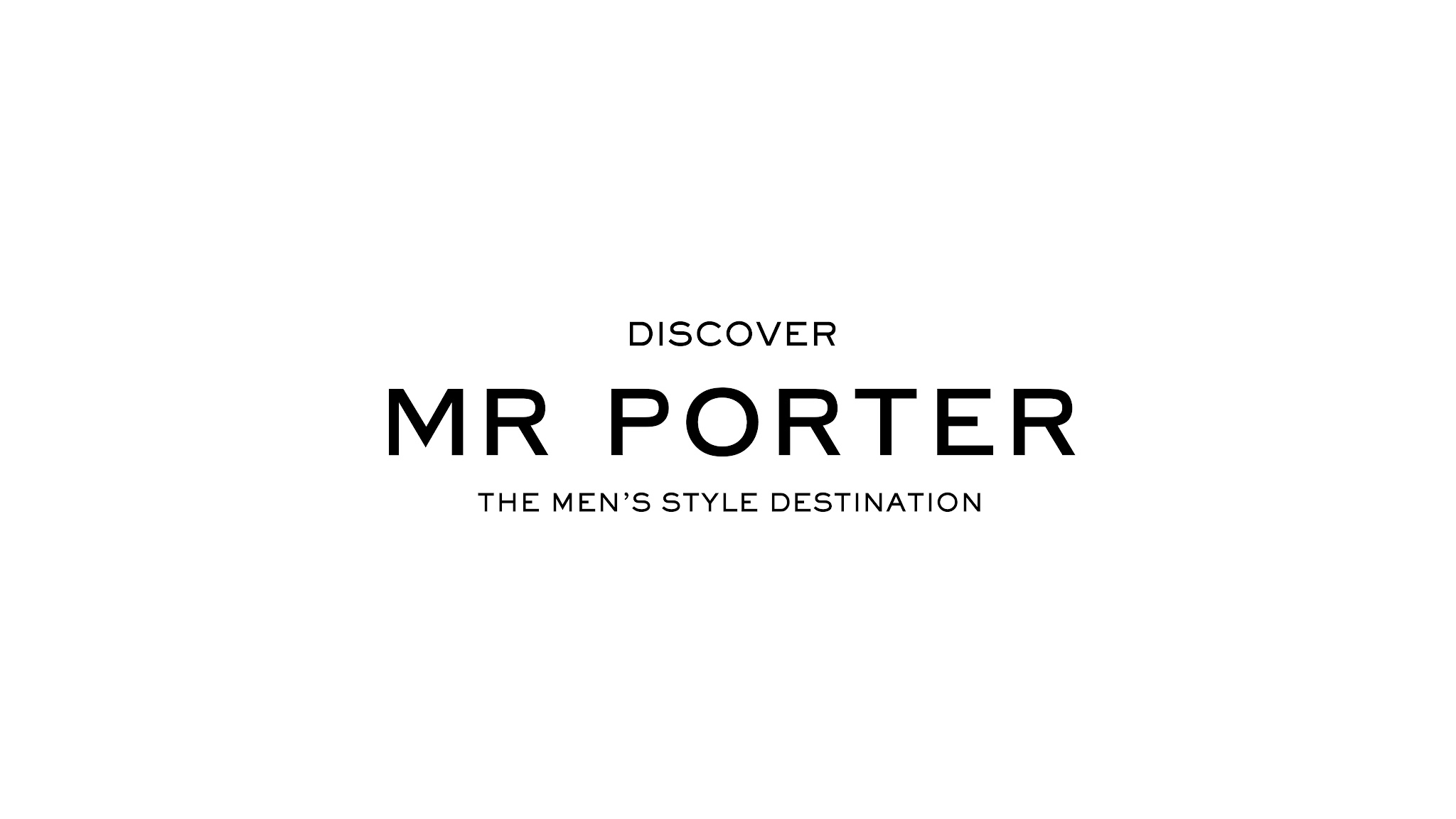 MR PORTER YouTube banner