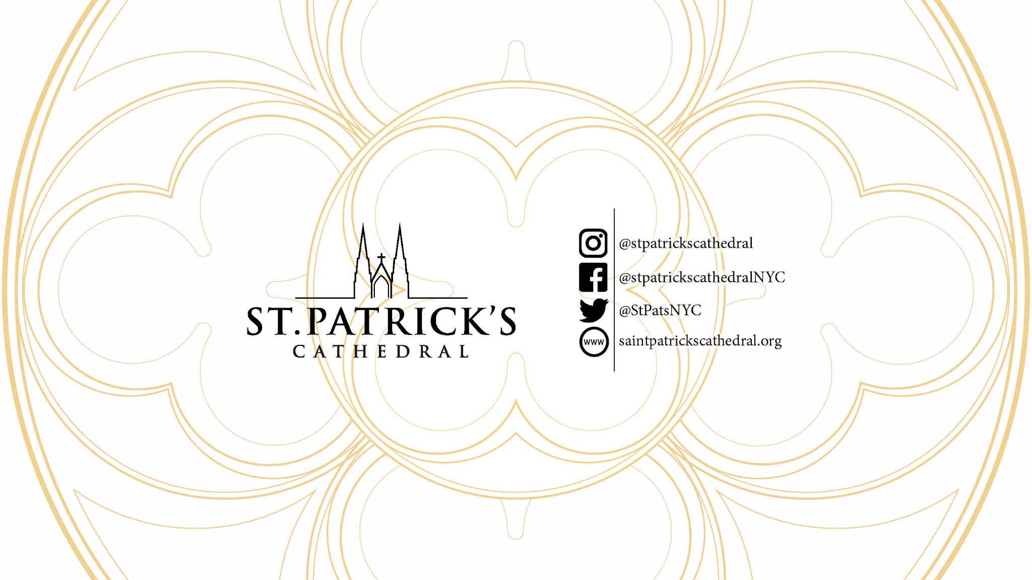 Saint Patrick's Cathedral NYC YouTube banner