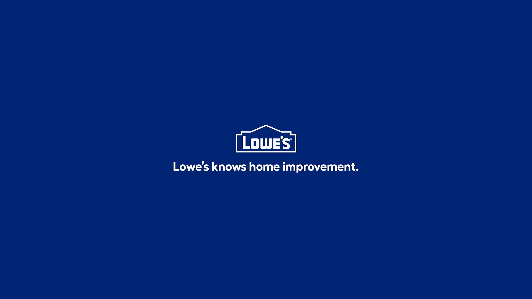 Lowe's Home Improvement YouTube banner