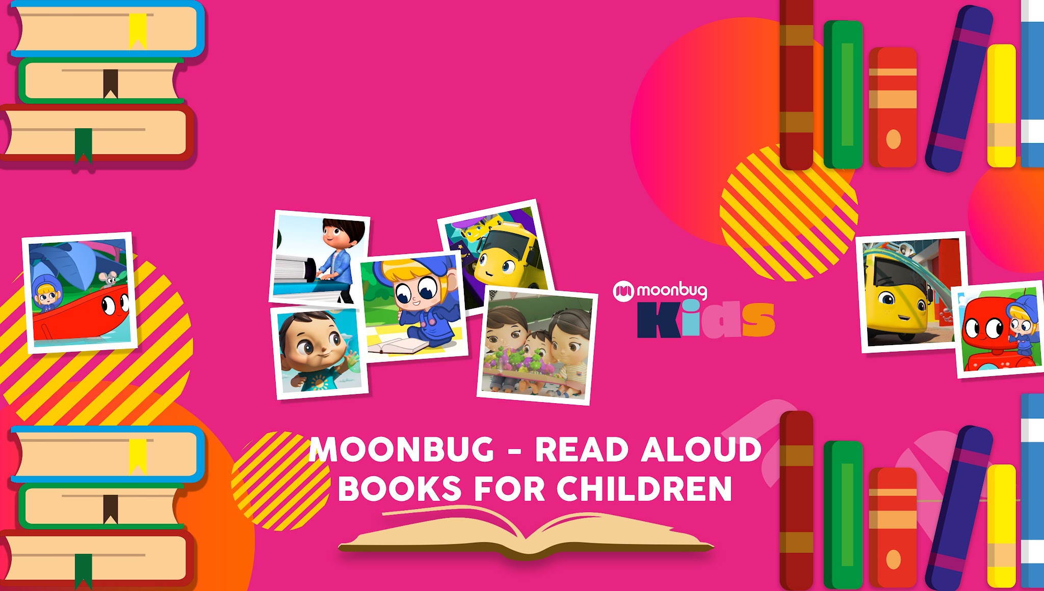 Moonbug - Read Aloud Books For Children YouTube banner