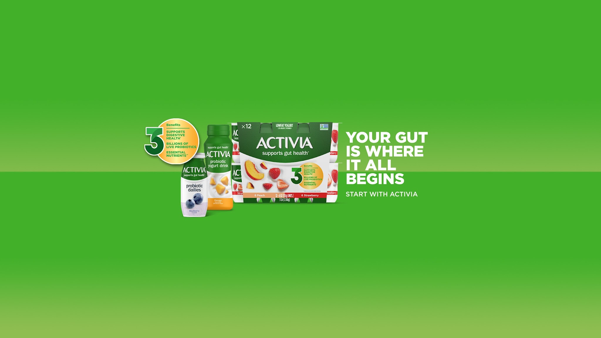 Activia US YouTube banner